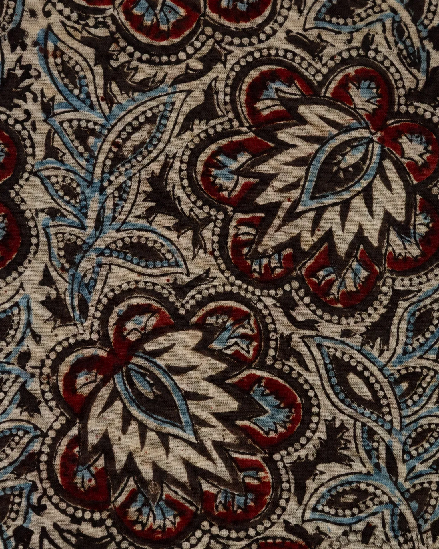 Hand Blocked Bandana in Hibiscus sold by Quaker Marine Supply product image thumbnail 2