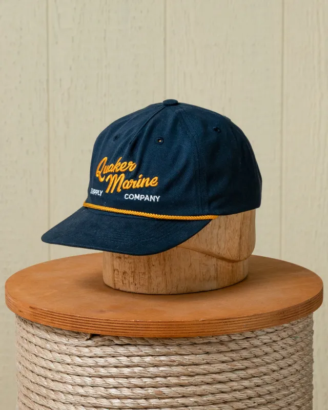 QMS Trawler Cap in Navy sold by Quaker Marine Supply