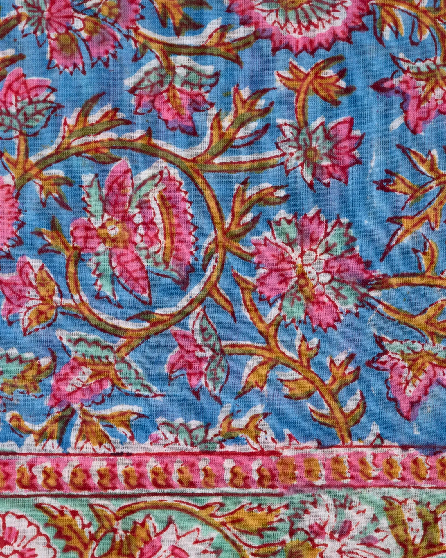 Hand Blocked Bandana in Pacific sold by Quaker Marine Supply product image thumbnail 2