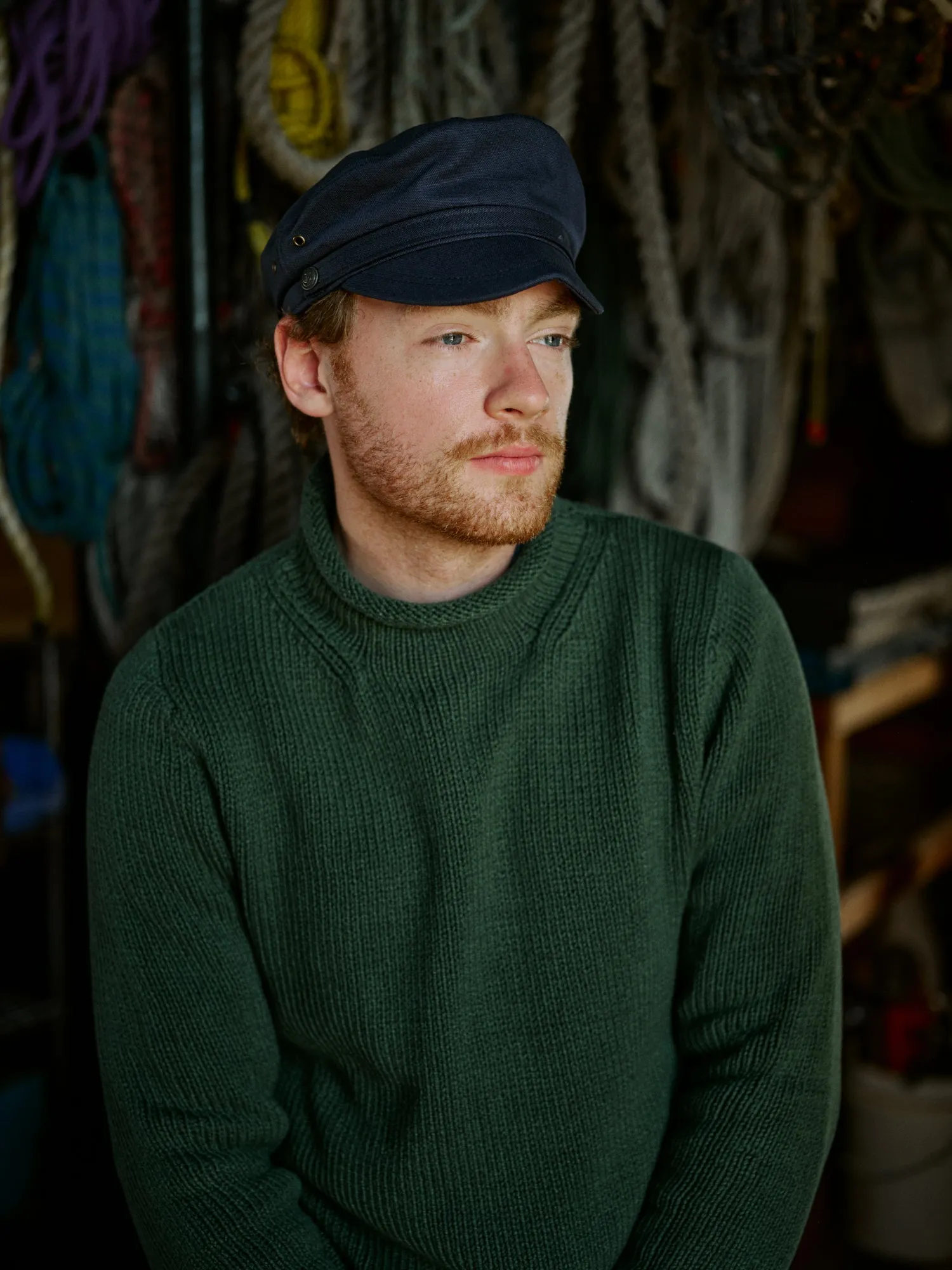 Fisherman's Sweater in Forest Mix sold by Quaker Marine Supply product image thumbnail 2