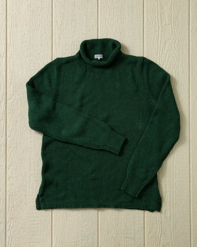 Fisherman's Sweater in Forest Mix sold by Quaker Marine Supply