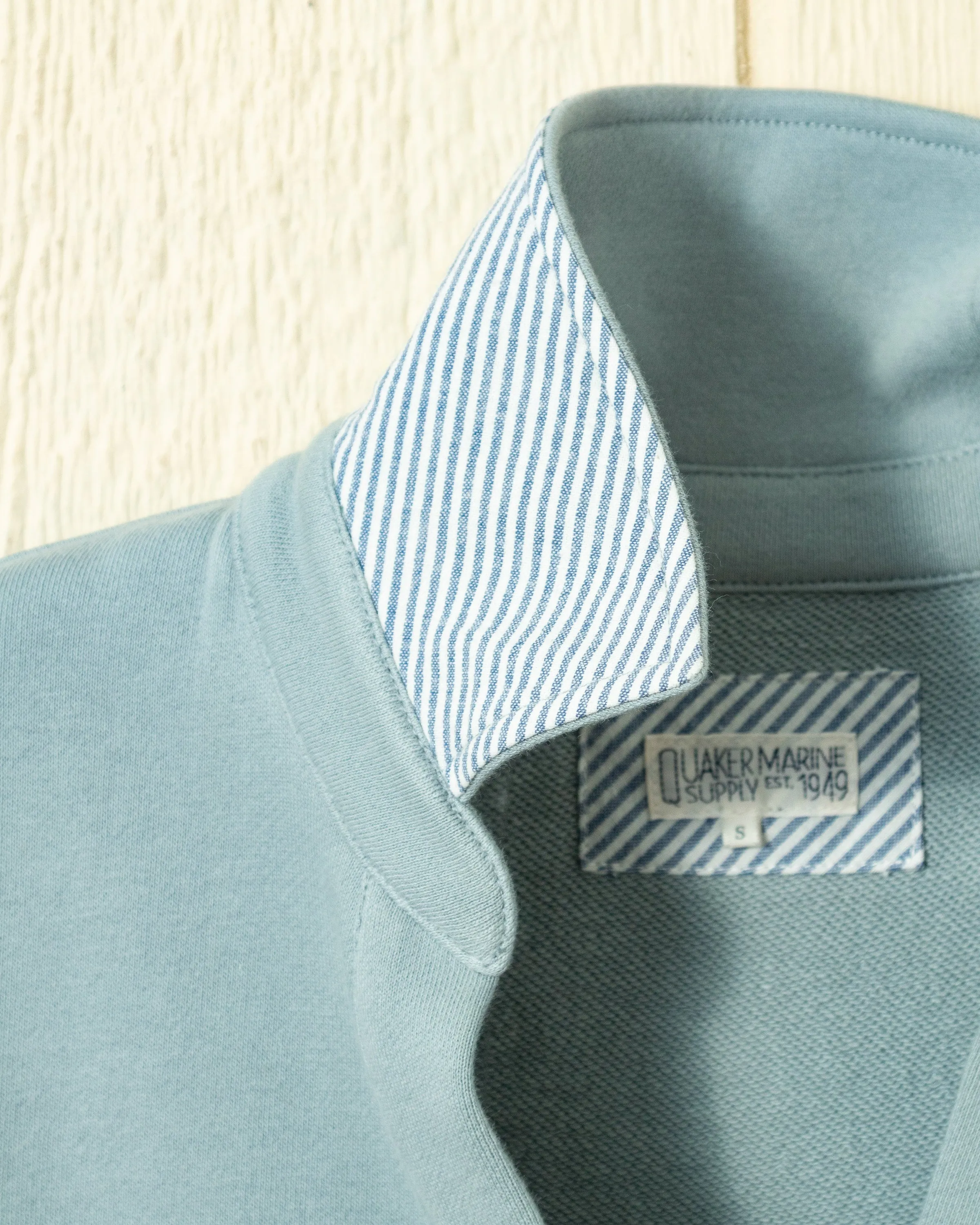 Inlet Pullover in Mist Loopback Terry sold by Quaker Marine Supply product image thumbnail 3