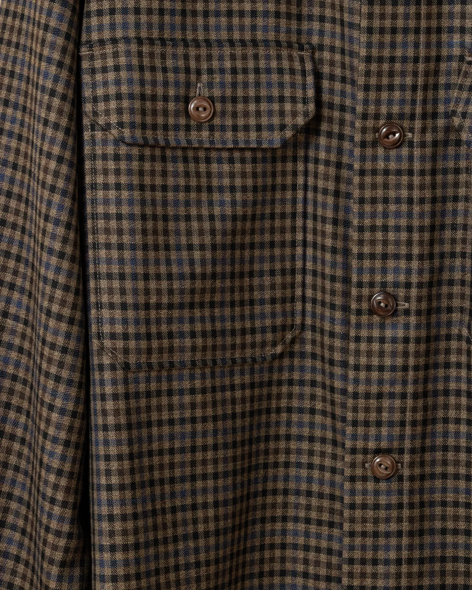 Superfine Wool MacArthur Shirt in Club Check sold by Quaker Marine Supply product image thumbnail 2