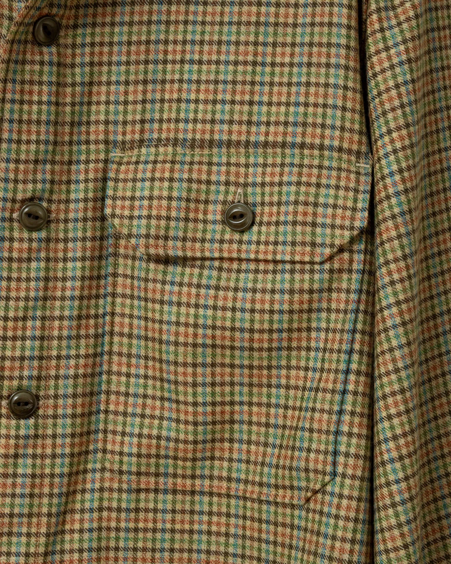 Superfine Wool MacArthur Shirt in Autumn Check sold by Quaker Marine Supply product image thumbnail 2