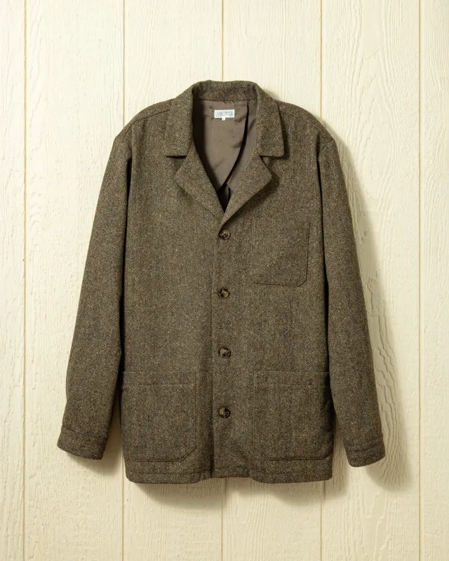 Loafer Jacket in Acorn Donegal sold by Quaker Marine Supply