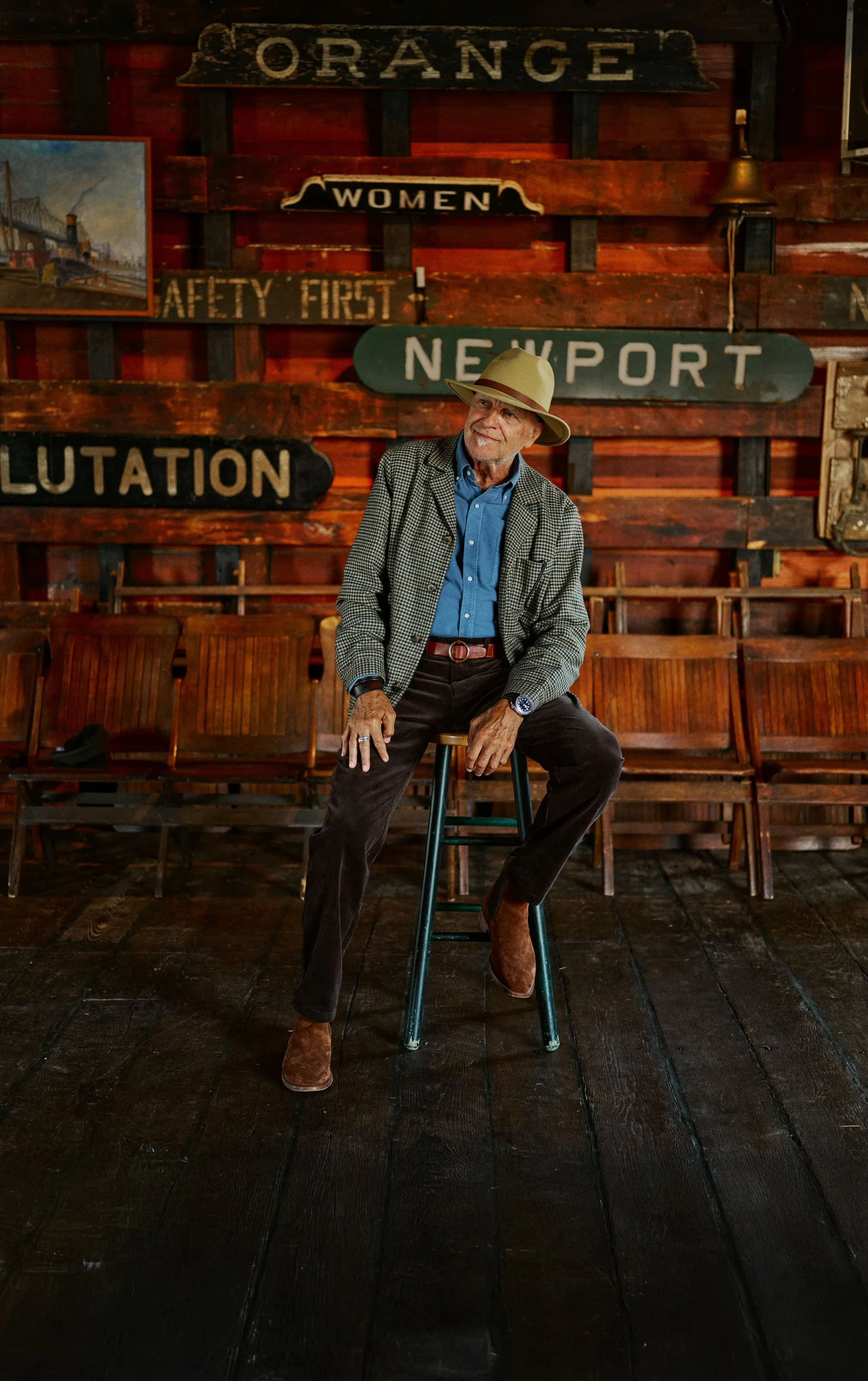 Loafer Jacket in Autumnal Gun Check sold by Quaker Marine Supply product image thumbnail 2