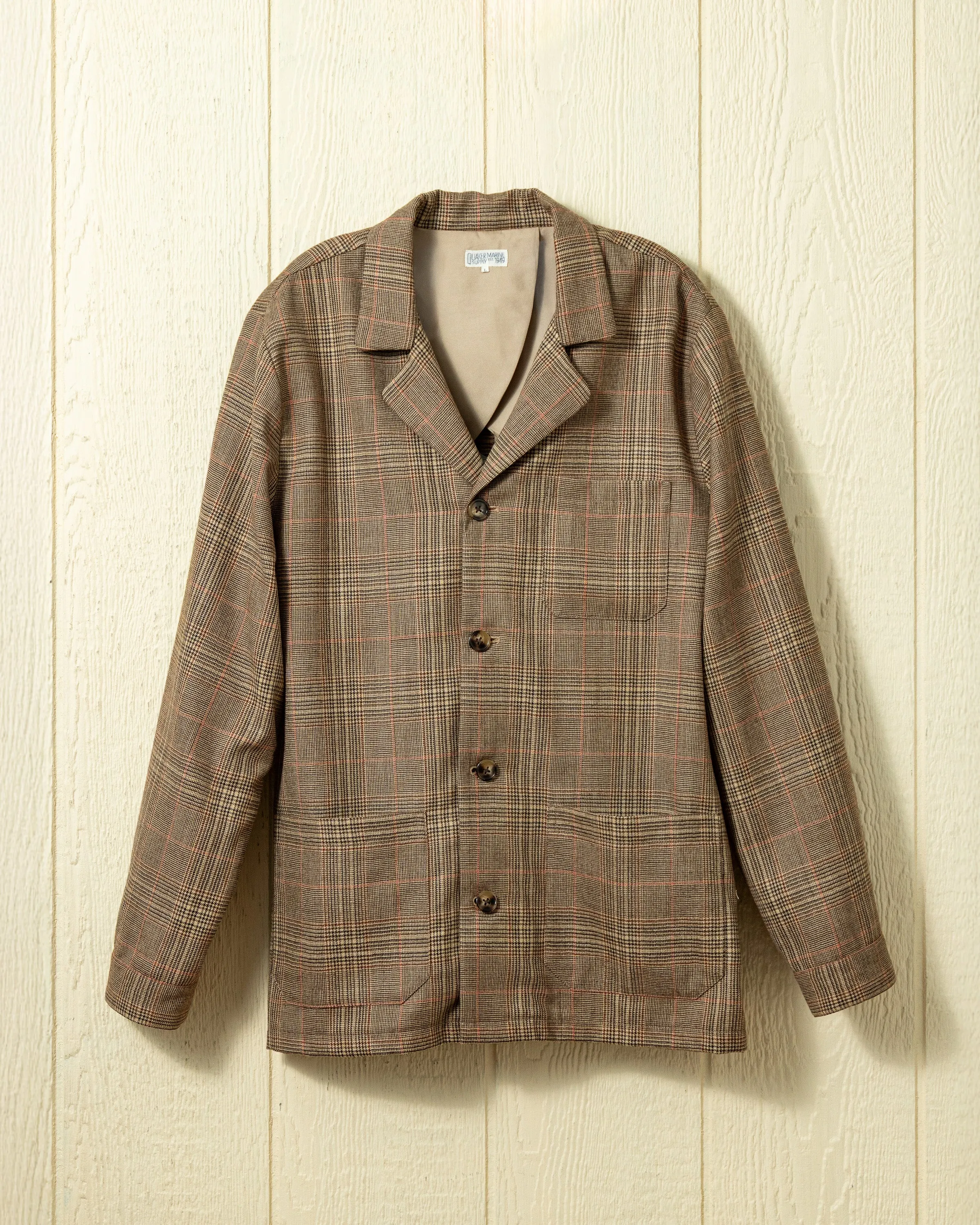 Loafer Jacket in Russet Glen Plaid sold by Quaker Marine Supply