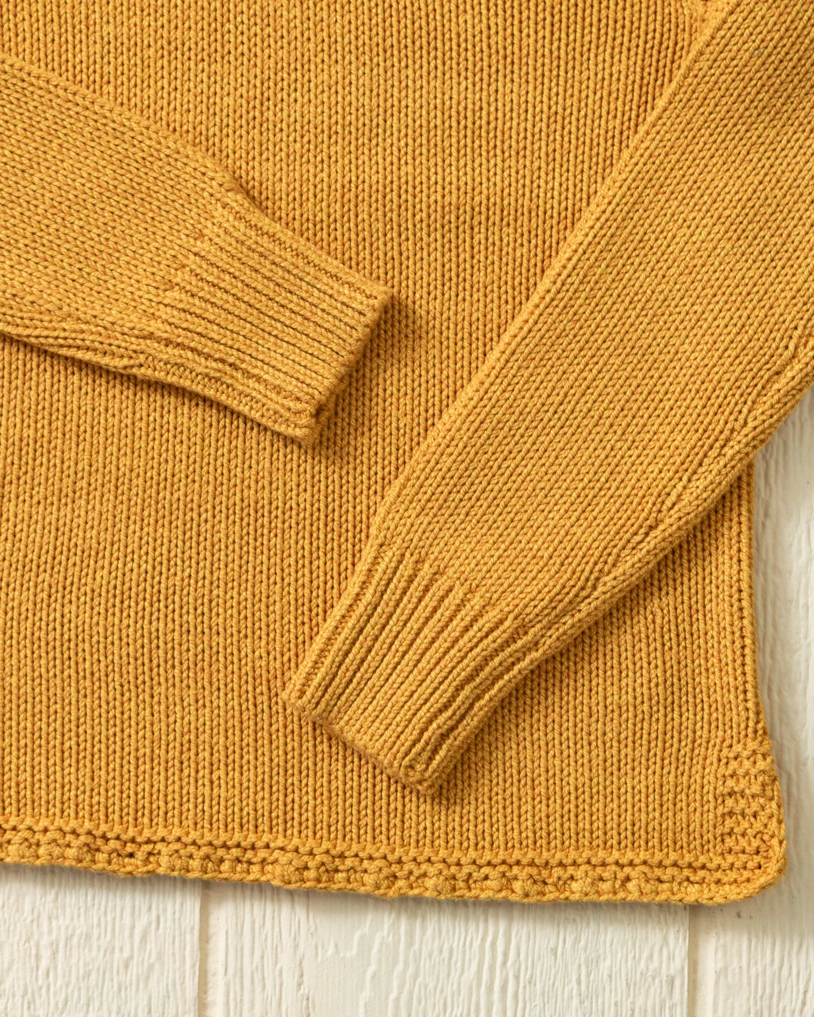 Women's Fisherman's Sweater in Sun Mix sold by Quaker Marine Supply product image thumbnail 3