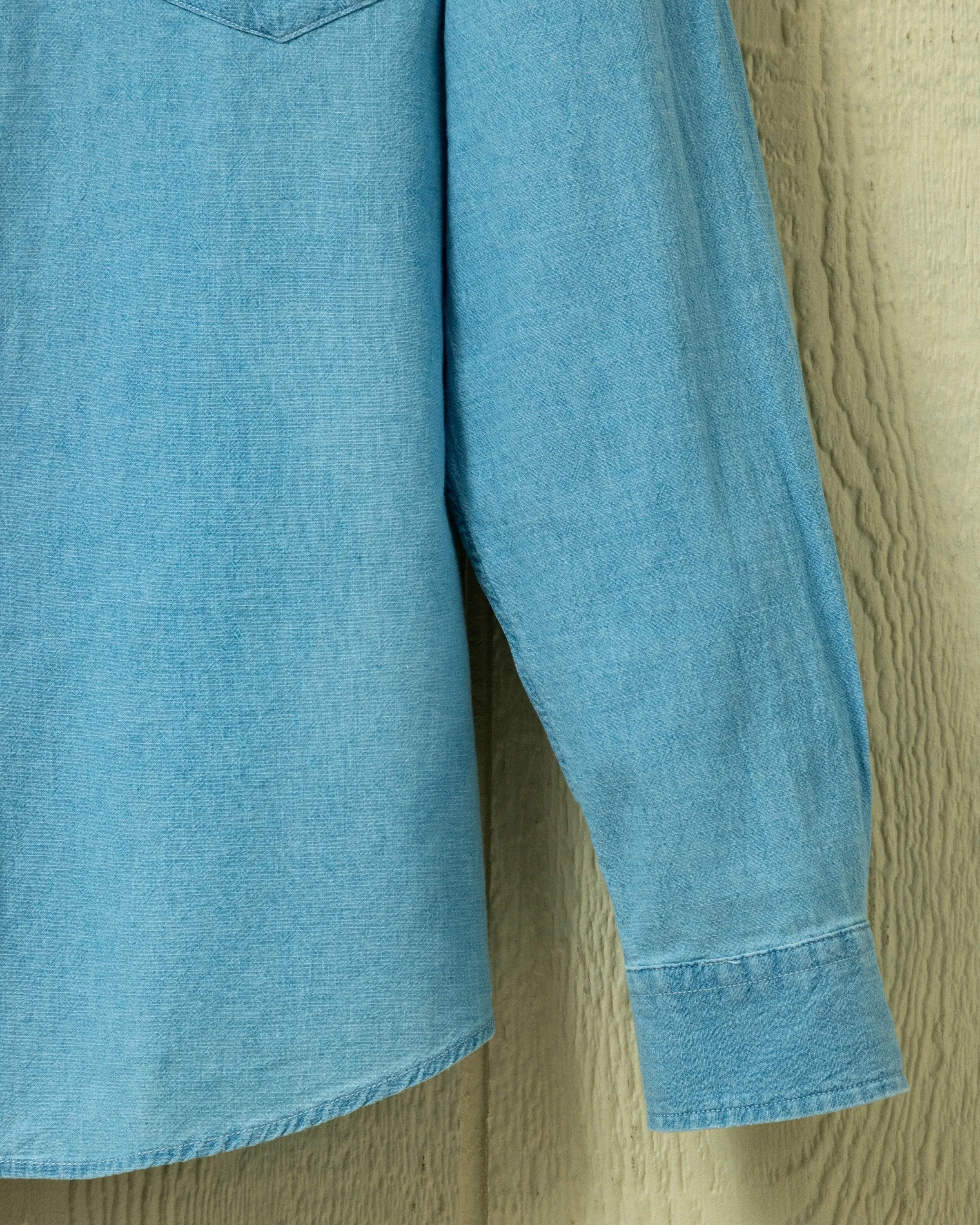 Western Shirt in Chambray sold by Quaker Marine Supply product image thumbnail 3