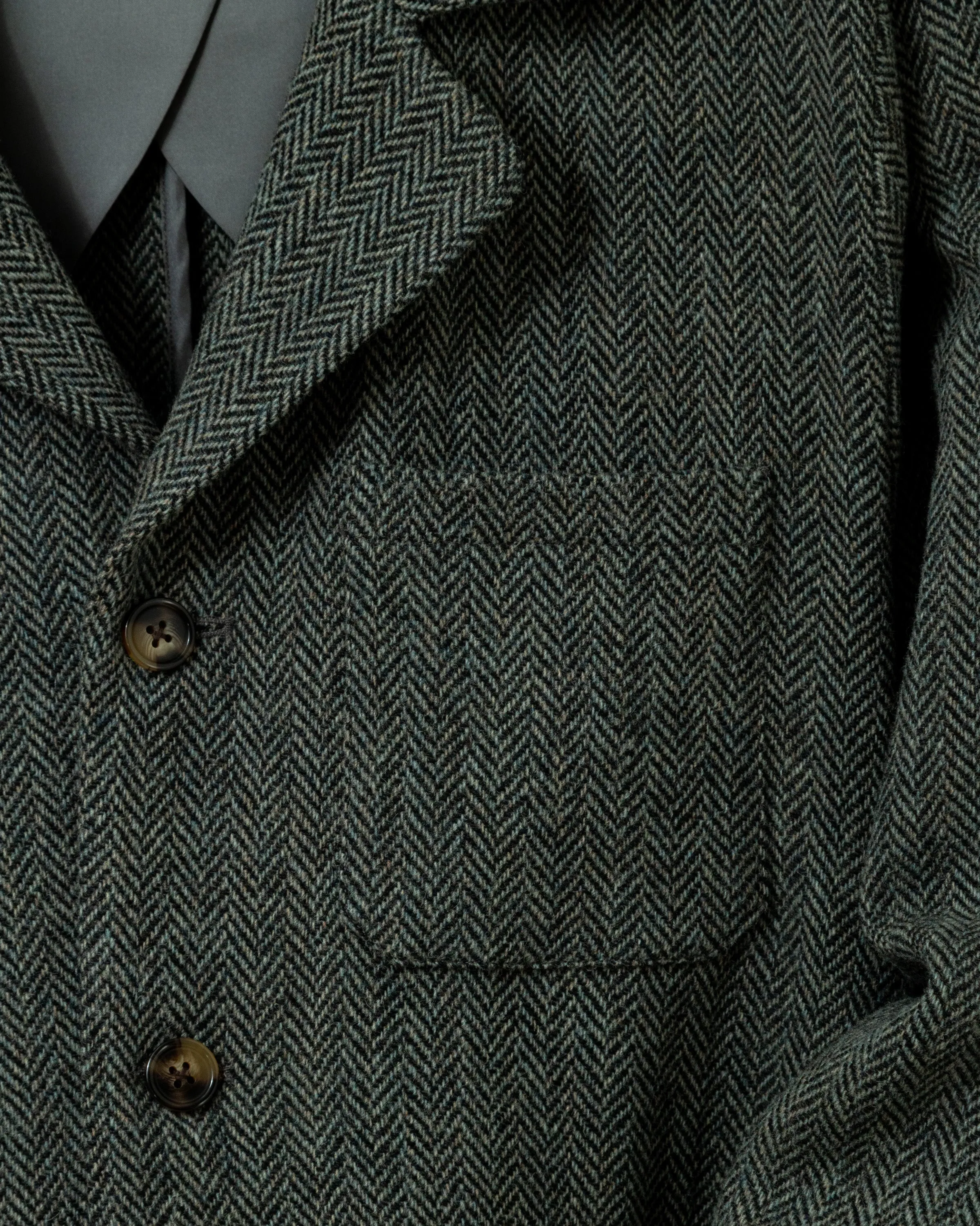 Loafer Jacket in Grey Herringbone sold by Quaker Marine Supply product image thumbnail 2