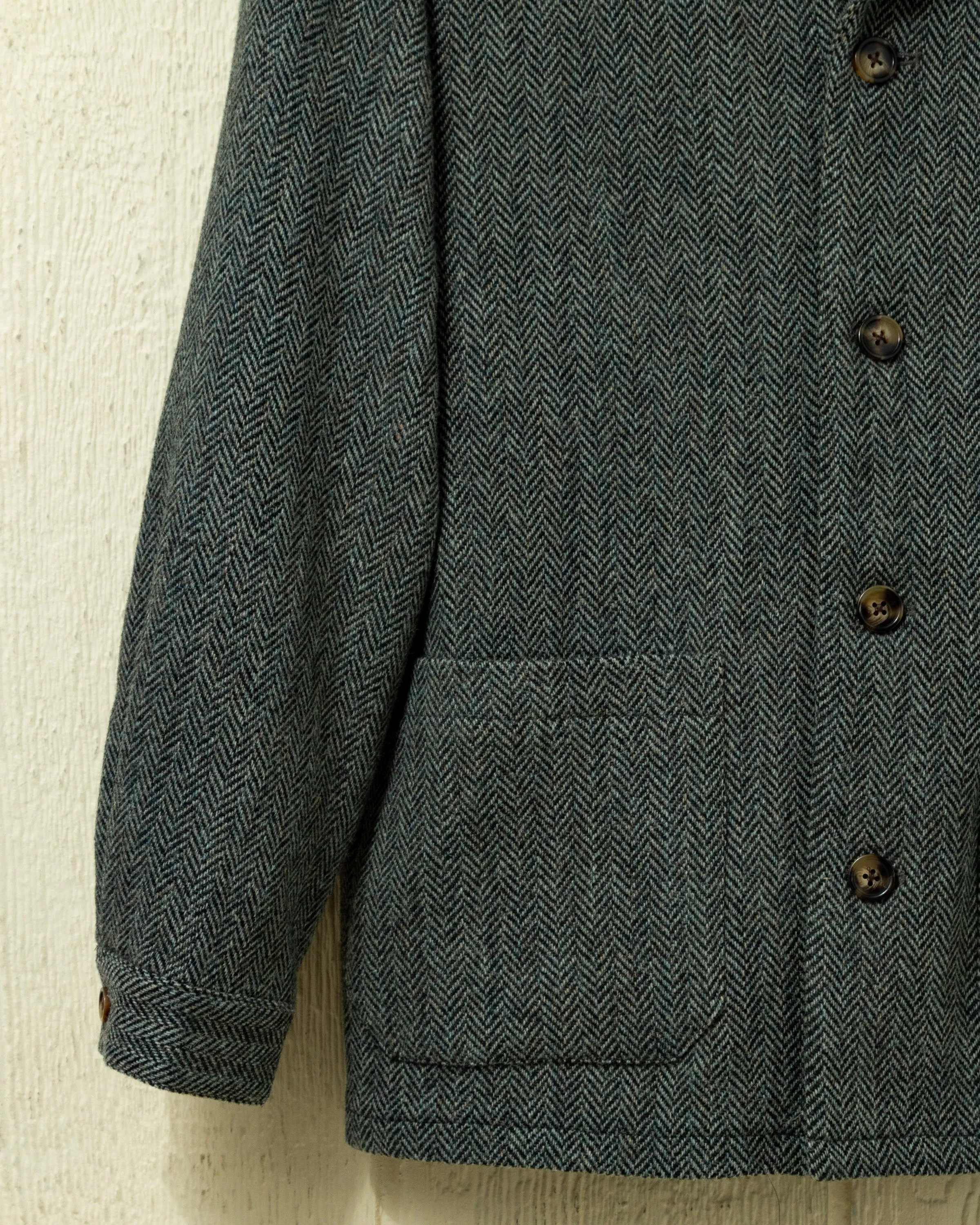 Loafer Jacket in Grey Herringbone sold by Quaker Marine Supply product image thumbnail 3