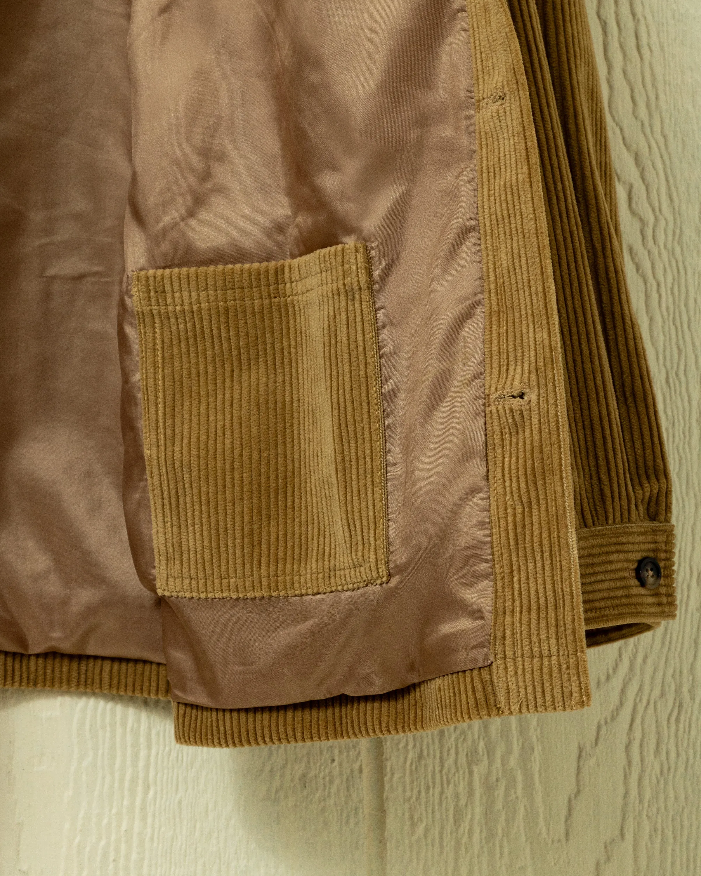 Corduroy French Workman’s Jacket in Khaki sold by Quaker Marine Supply product image thumbnail 4