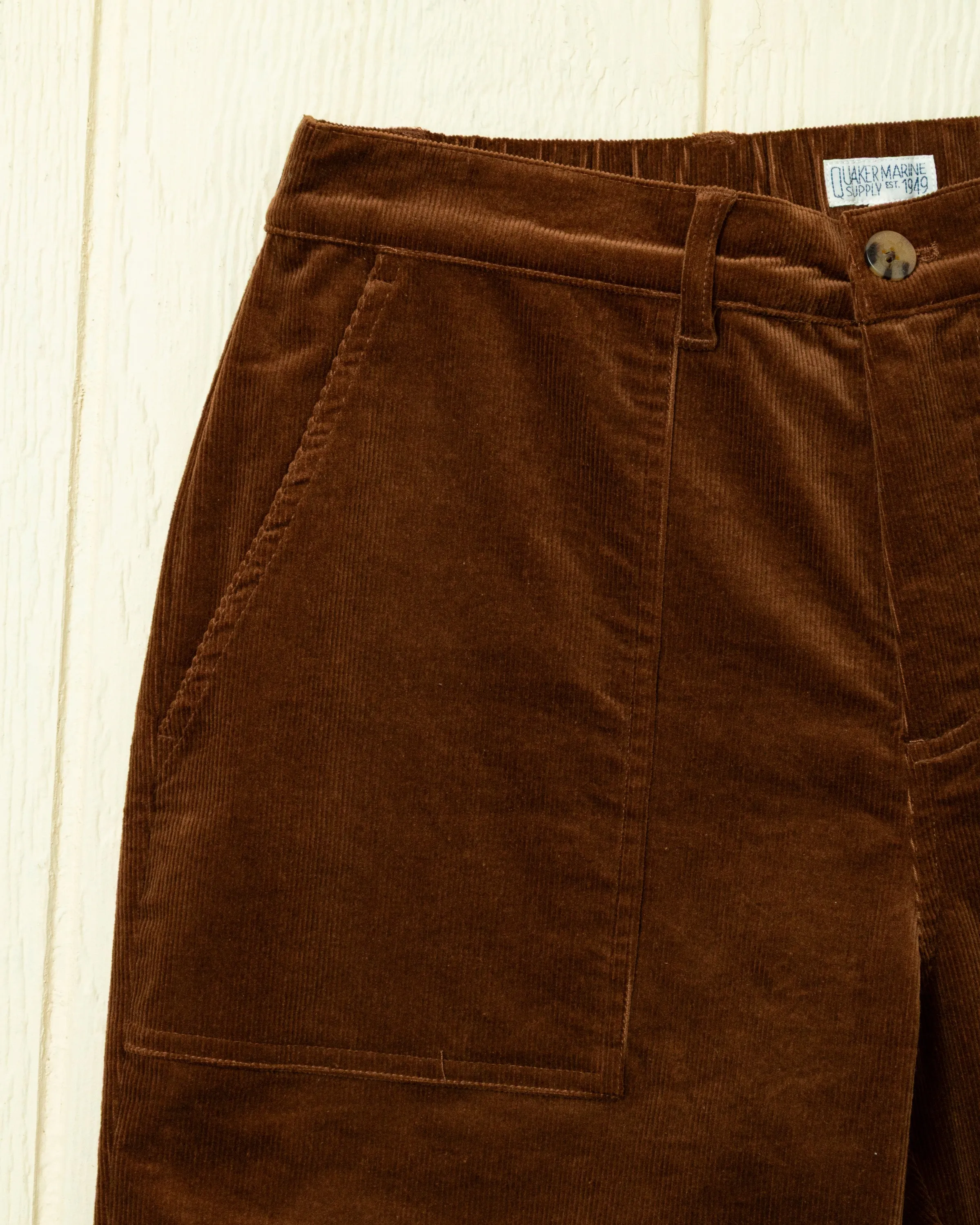 Ventura Pant in Russet Corduroy sold by Quaker Marine Supply product image thumbnail 2