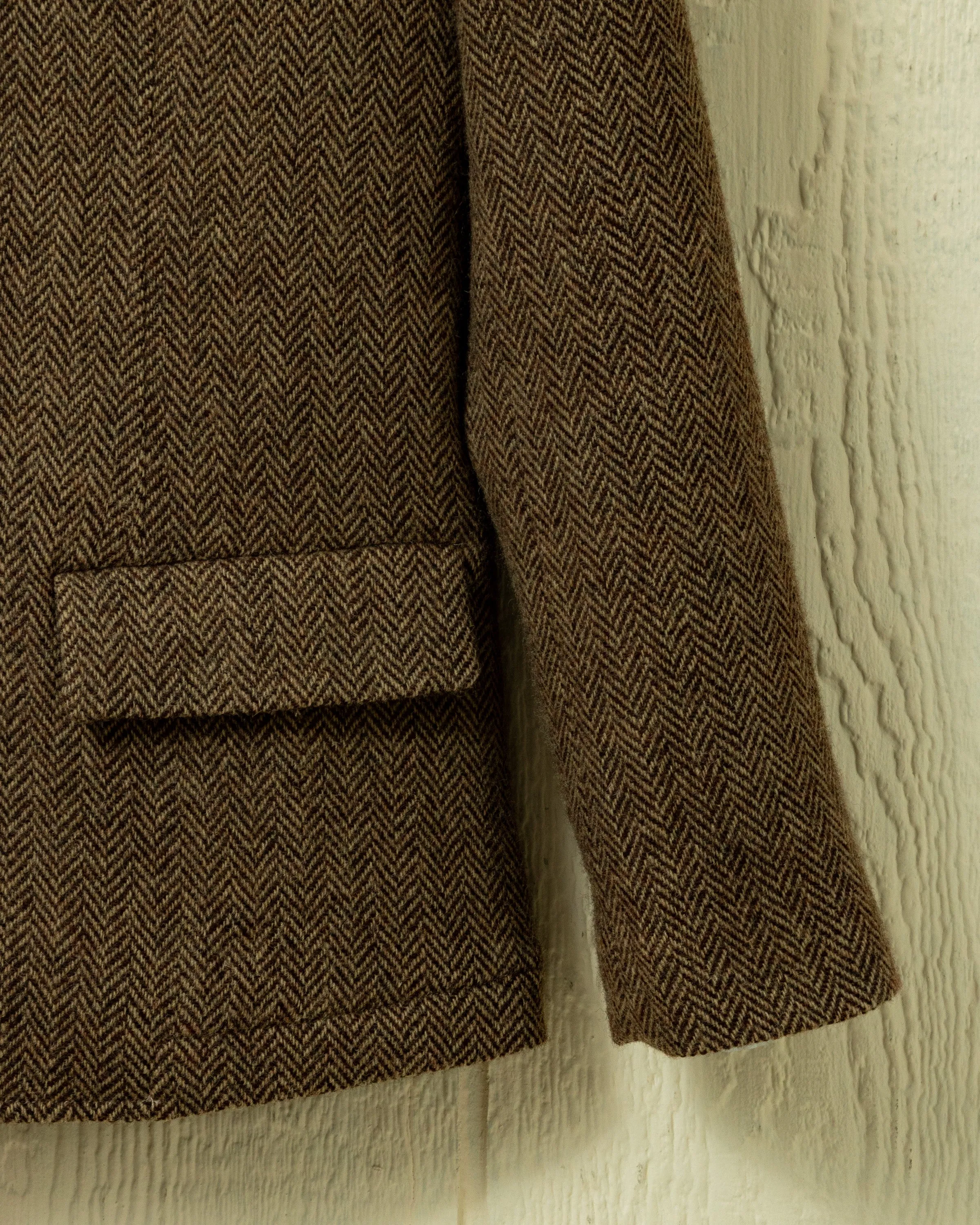 Andover Tweed Blazer in Chestnut Herringbone sold by Quaker Marine Supply product image thumbnail 2