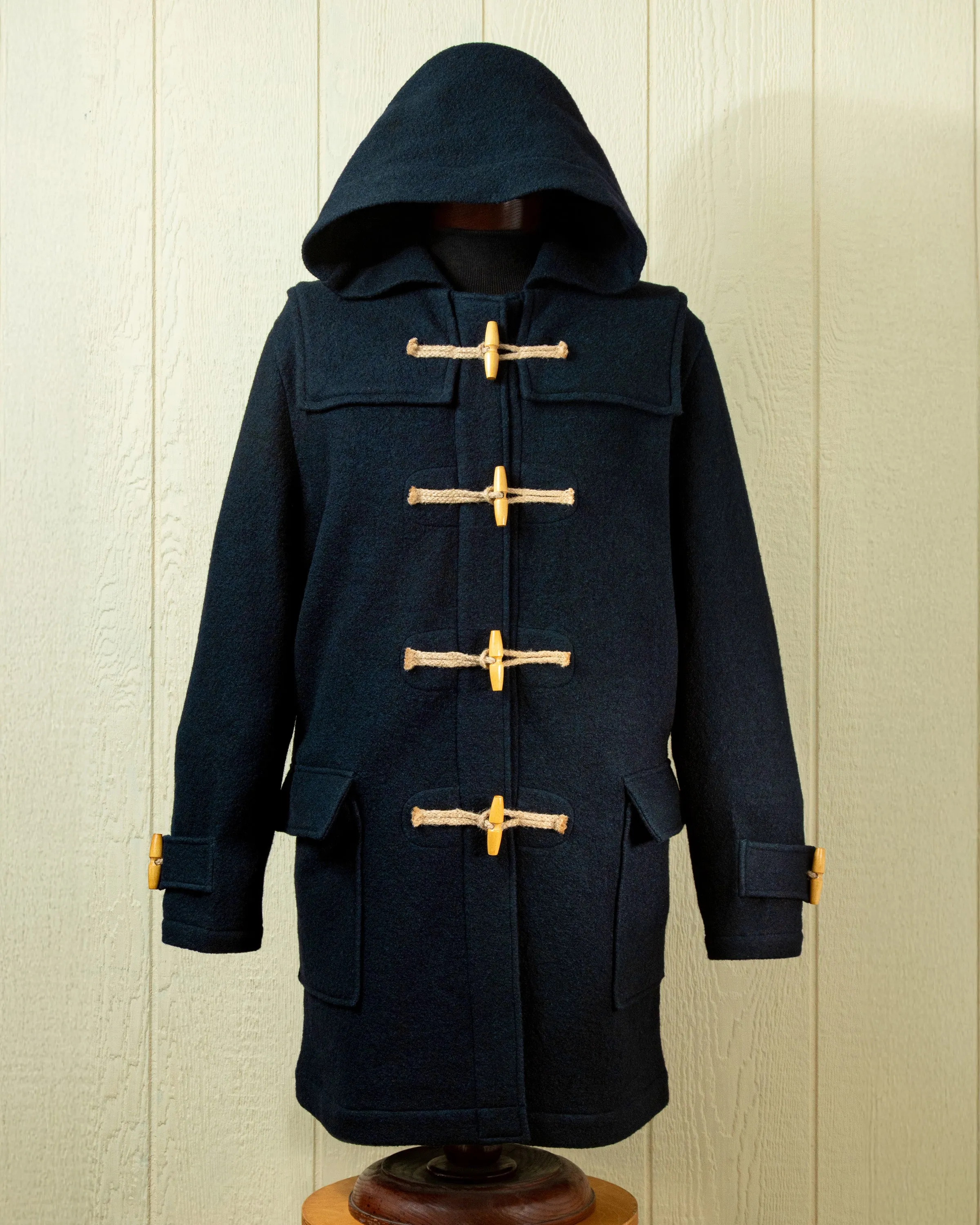 Duffle Coat in Navy Felted Wool sold by Quaker Marine Supply product image thumbnail 2