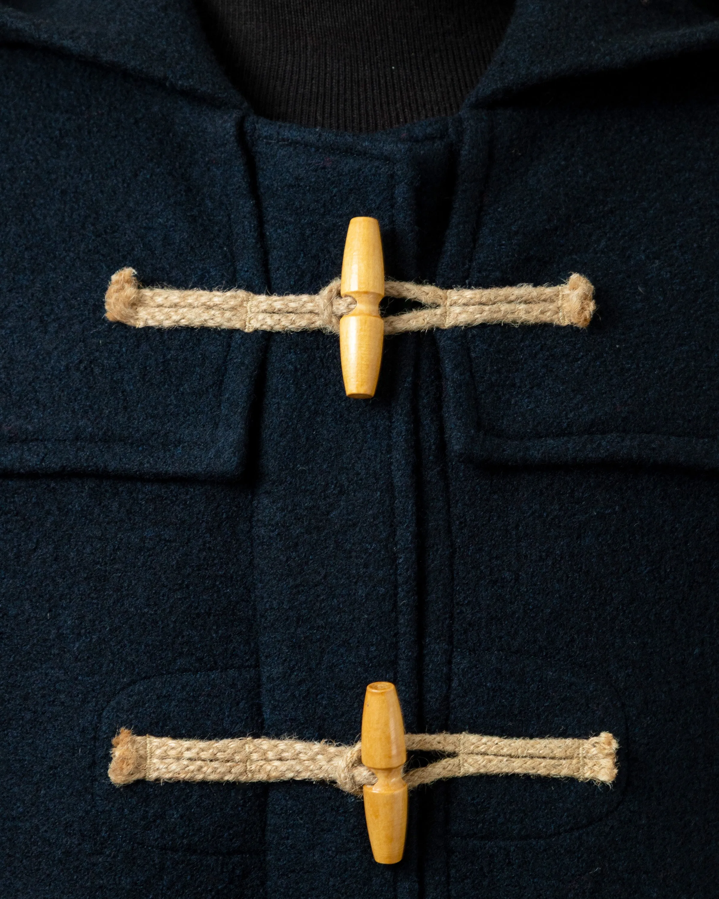 Duffle Coat in Navy Felted Wool sold by Quaker Marine Supply product image thumbnail 4