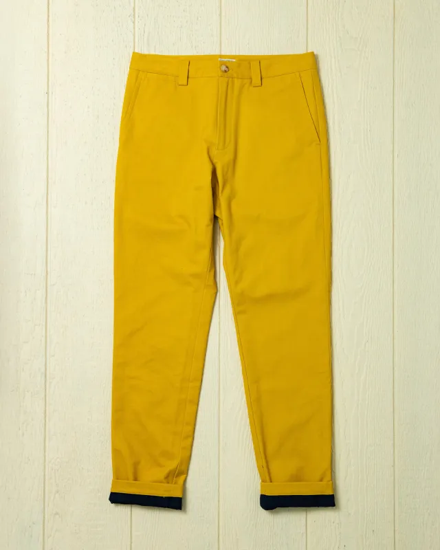 Flannel Lined Ausable Pant in Squash sold by Quaker Marine Supply