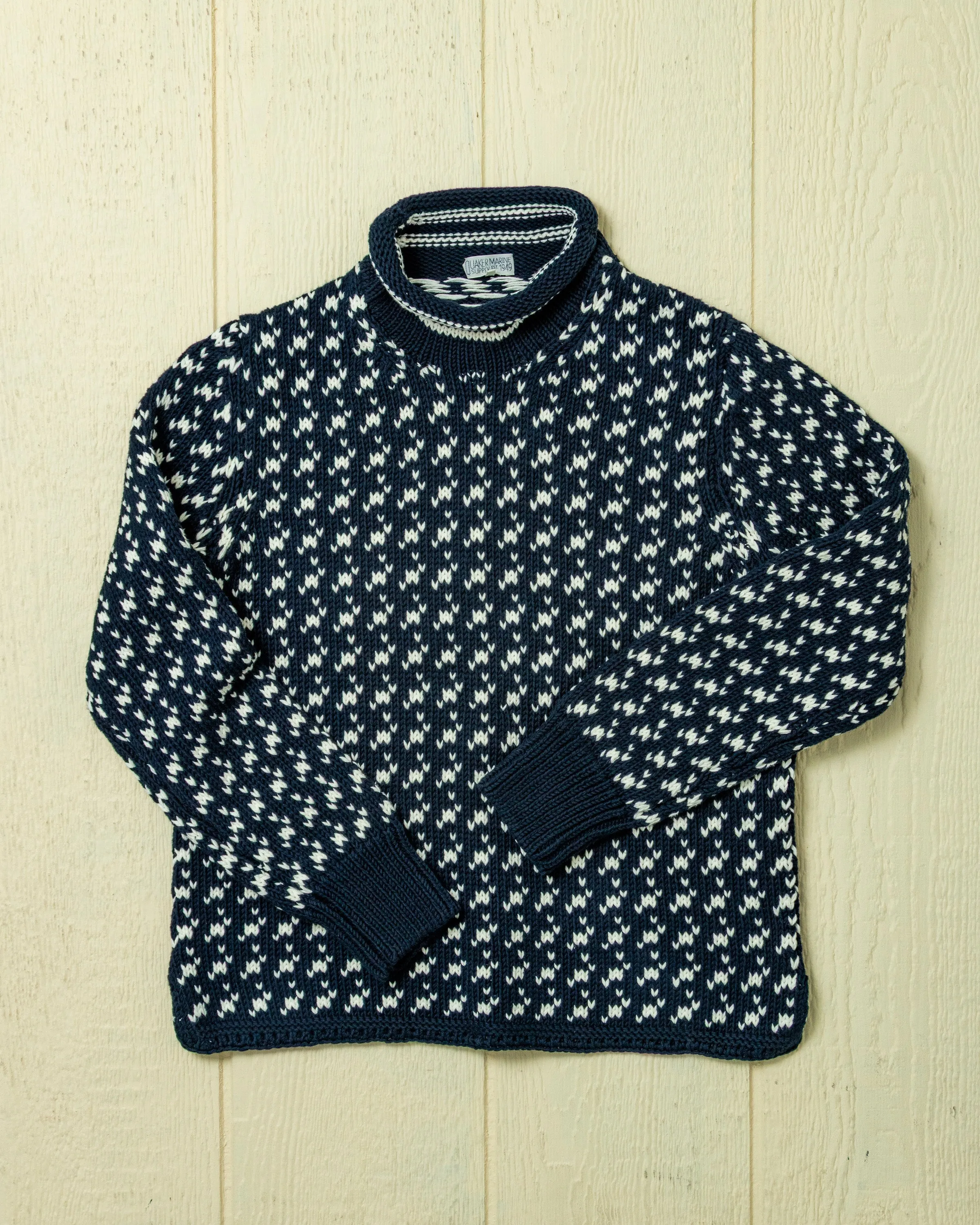 (PRE-ORDER) North Sea Fisherman's Sweater sold by Quaker Marine Supply