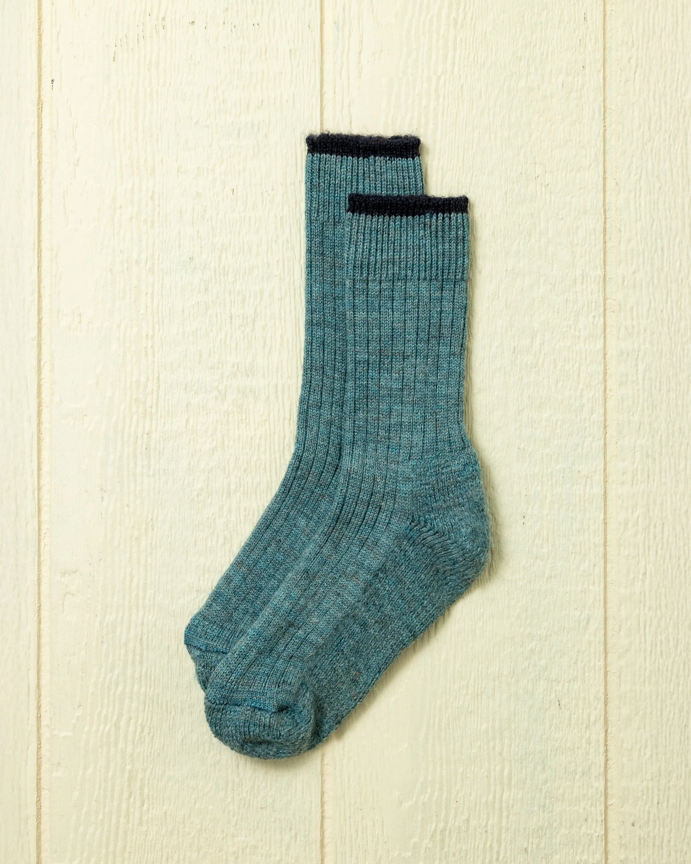 English Wool Boot Sock in Seafoam sold by Quaker Marine Supply
