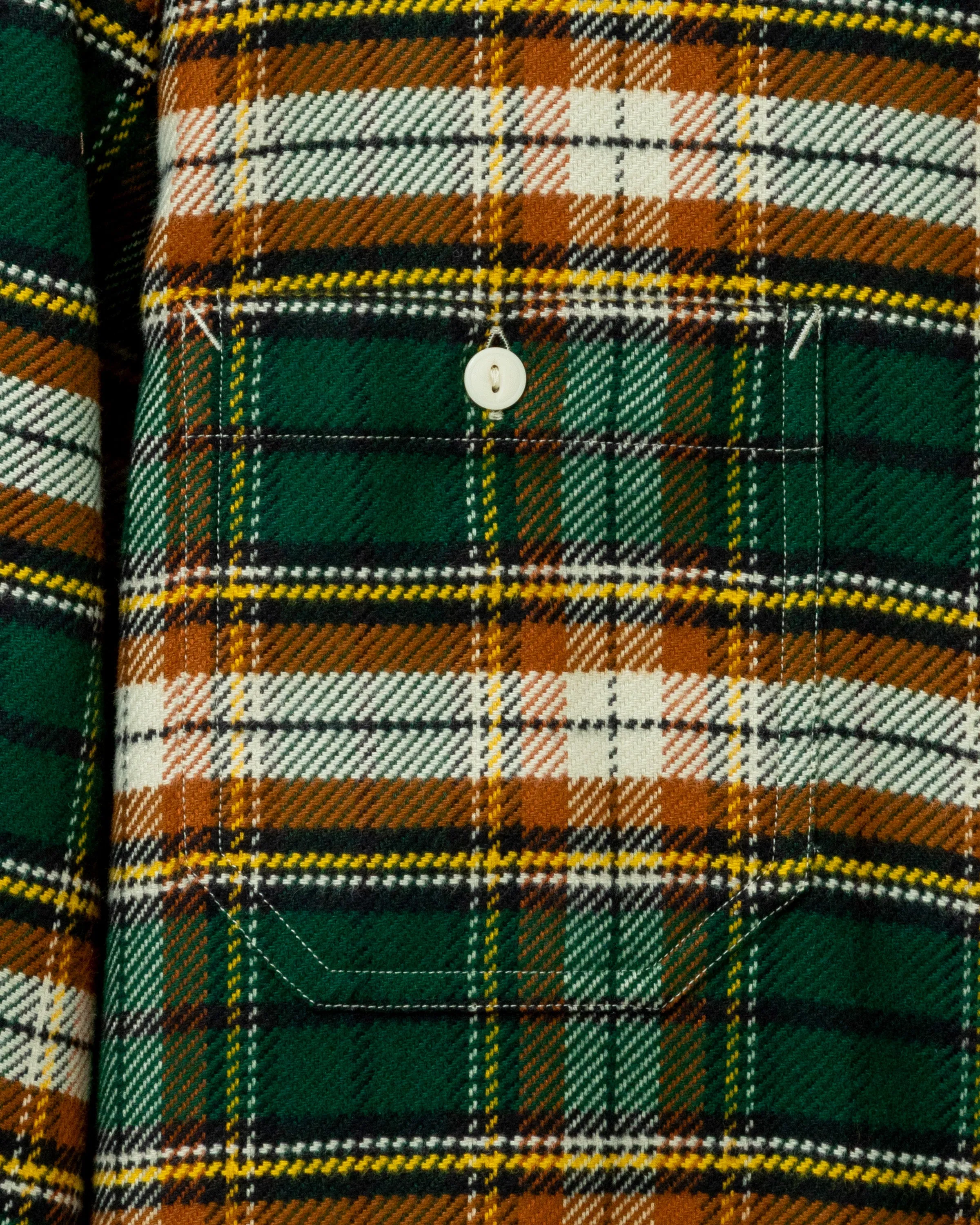 Cavalry Twill Chore Shirt in Bottle Green sold by Quaker Marine Supply product image thumbnail 2