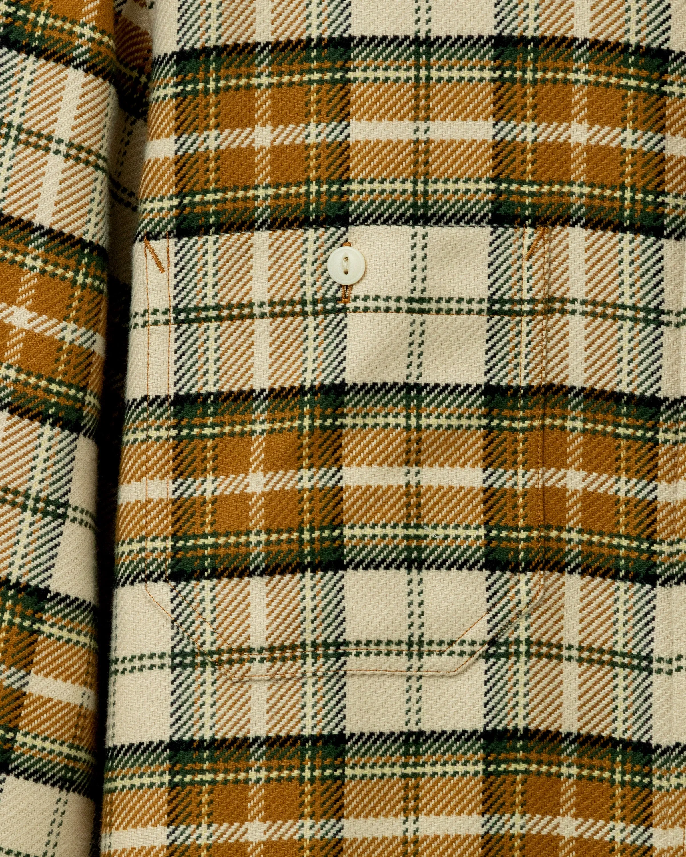 Cavalry Twill Chore Shirt in British Khaki sold by Quaker Marine Supply product image thumbnail 4