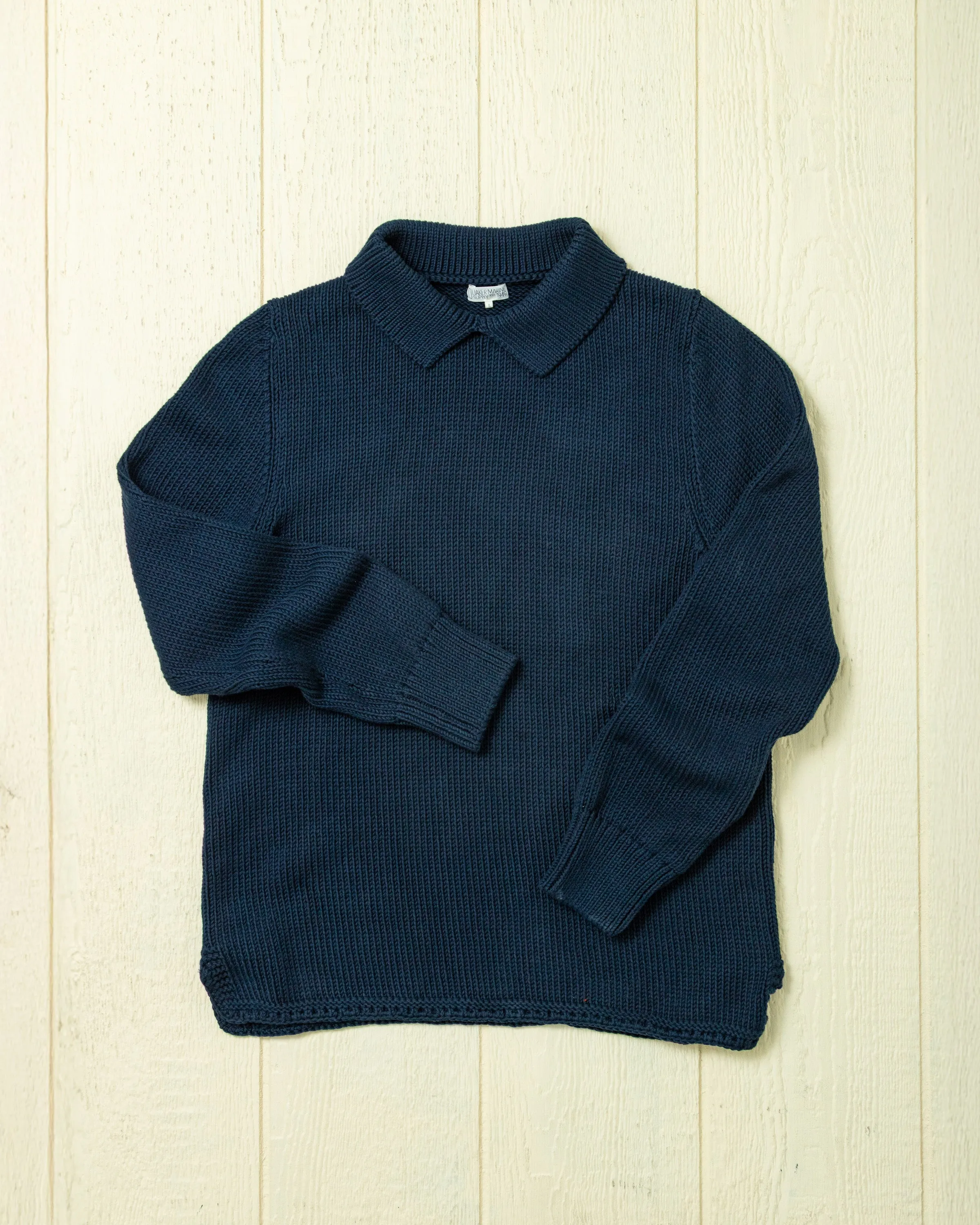 (PRE-ORDER) Dock Sweater in Navy sold by Quaker Marine Supply