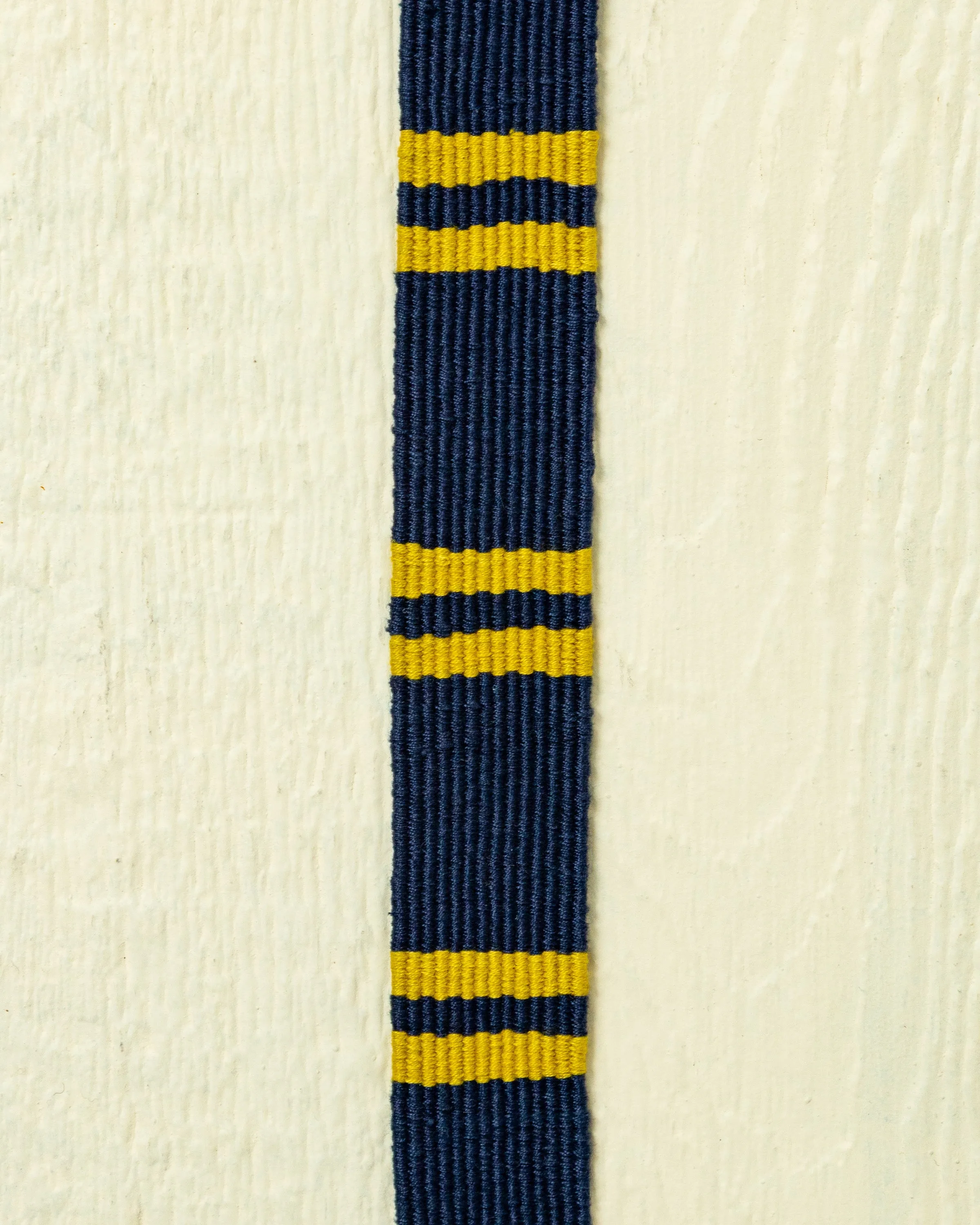 D-Ring Belt in Navy/Old Gold Regimental Stripe sold by Quaker Marine Supply product image thumbnail 2