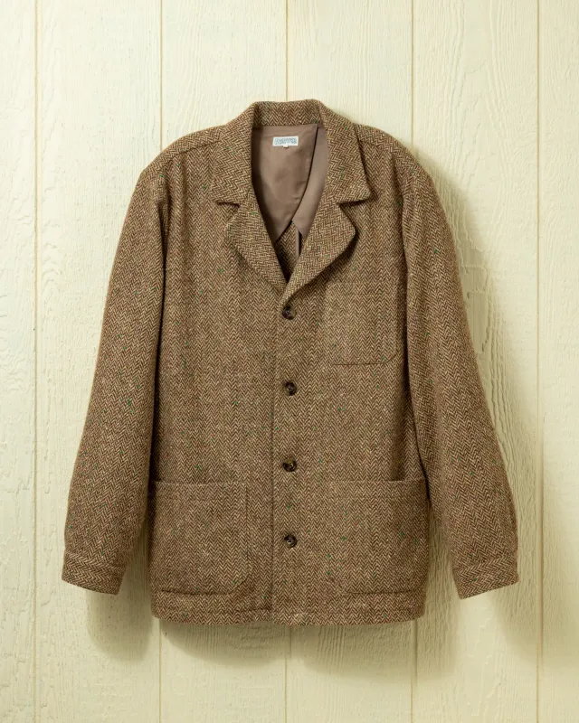 Loafer Jacket in Camel Donegal sold by Quaker Marine Supply
