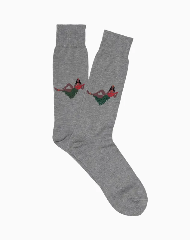 Reclining Hula Girl Sock sold by Quaker Marine Supply