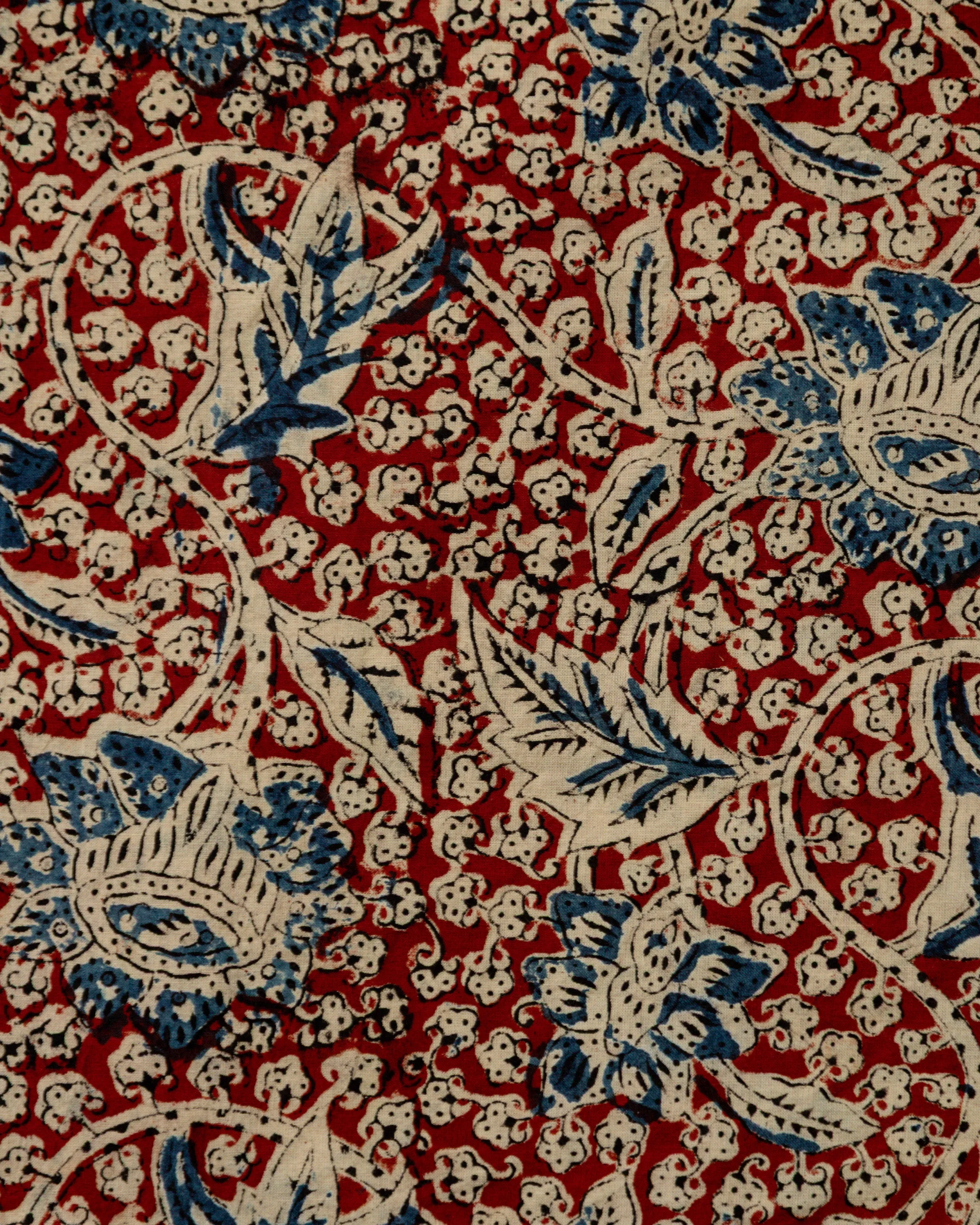 Hand Blocked Scarf in Dahlia sold by Quaker Marine Supply product image thumbnail 2