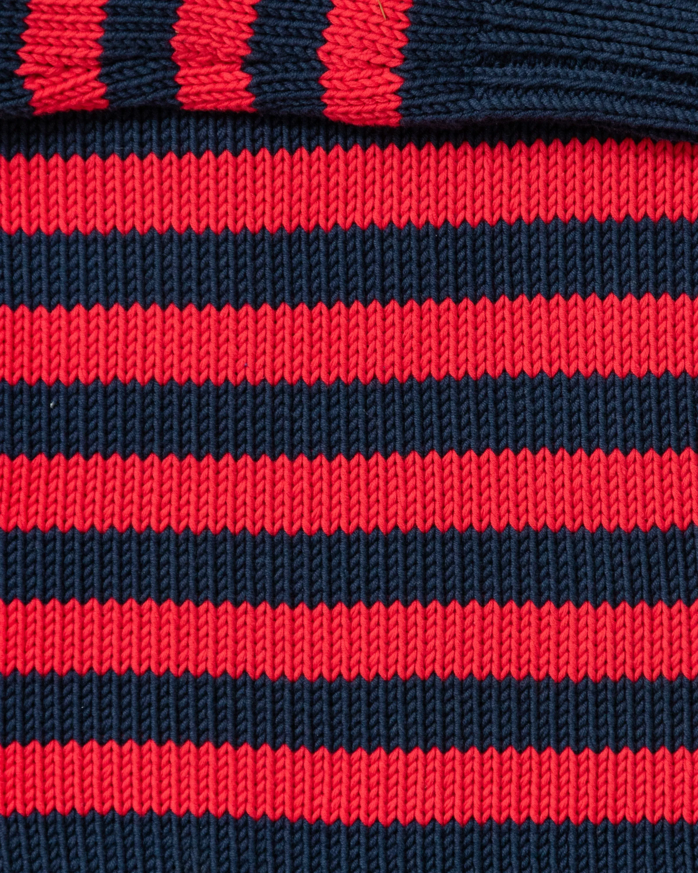 Women's Breton Stripe Fisherman's Sweater in Navy/Red sold by Quaker Marine Supply product image thumbnail 2