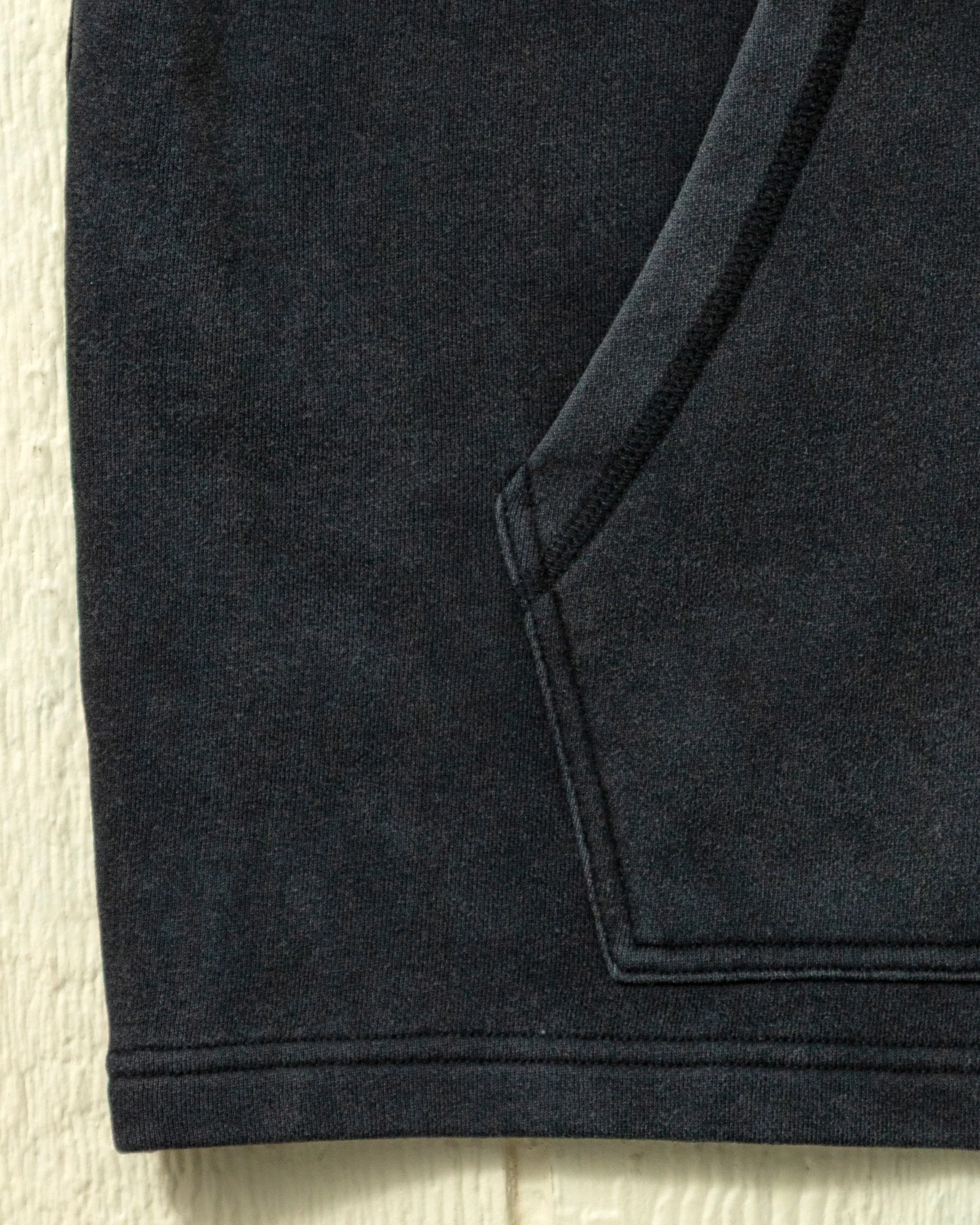 Salt Washed Wharf Hoodie in Graphite sold by Quaker Marine Supply product image thumbnail 2