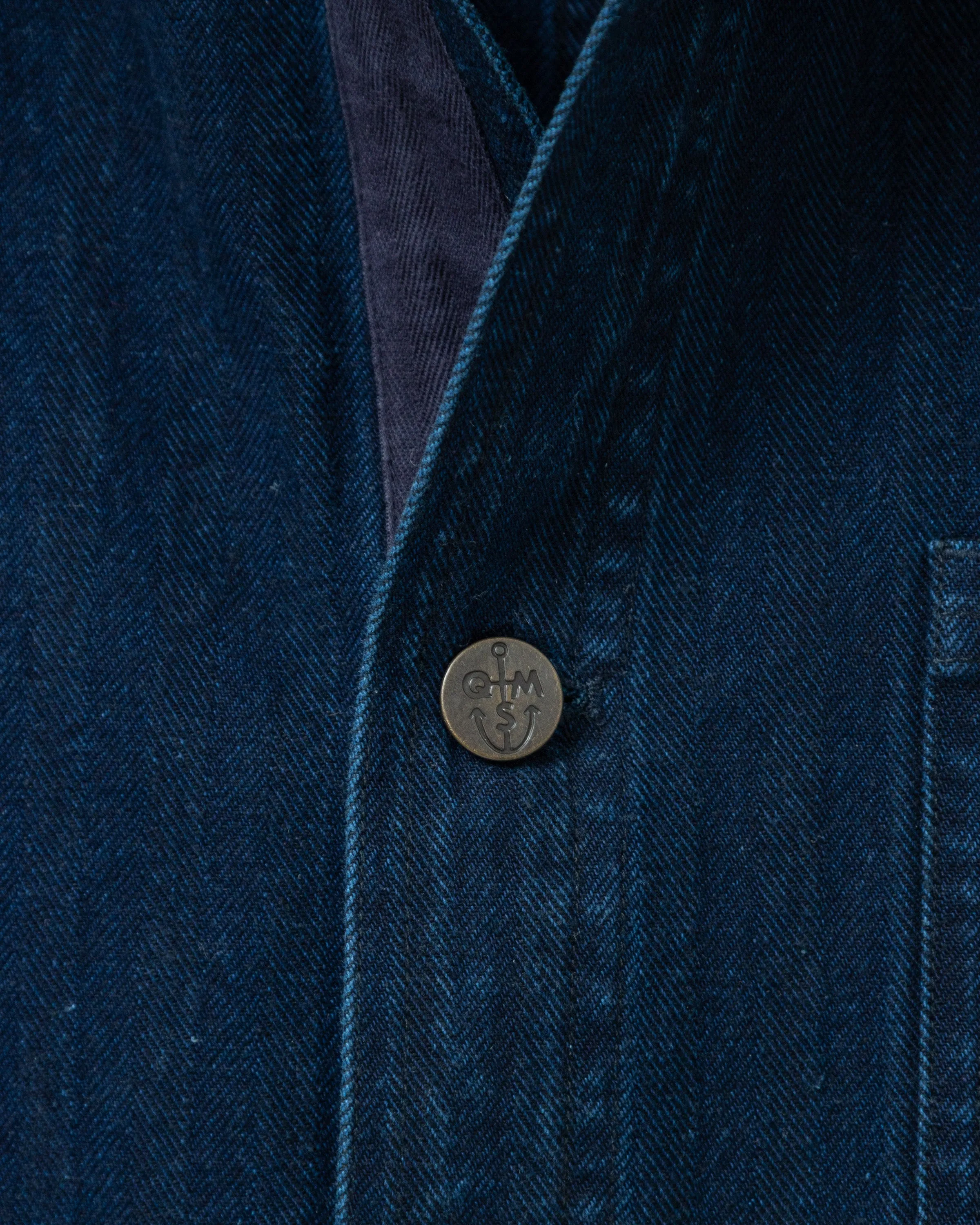 Yellowstone Work Jacket in Dark Wash Herringbone sold by Quaker Marine Supply product image thumbnail 3