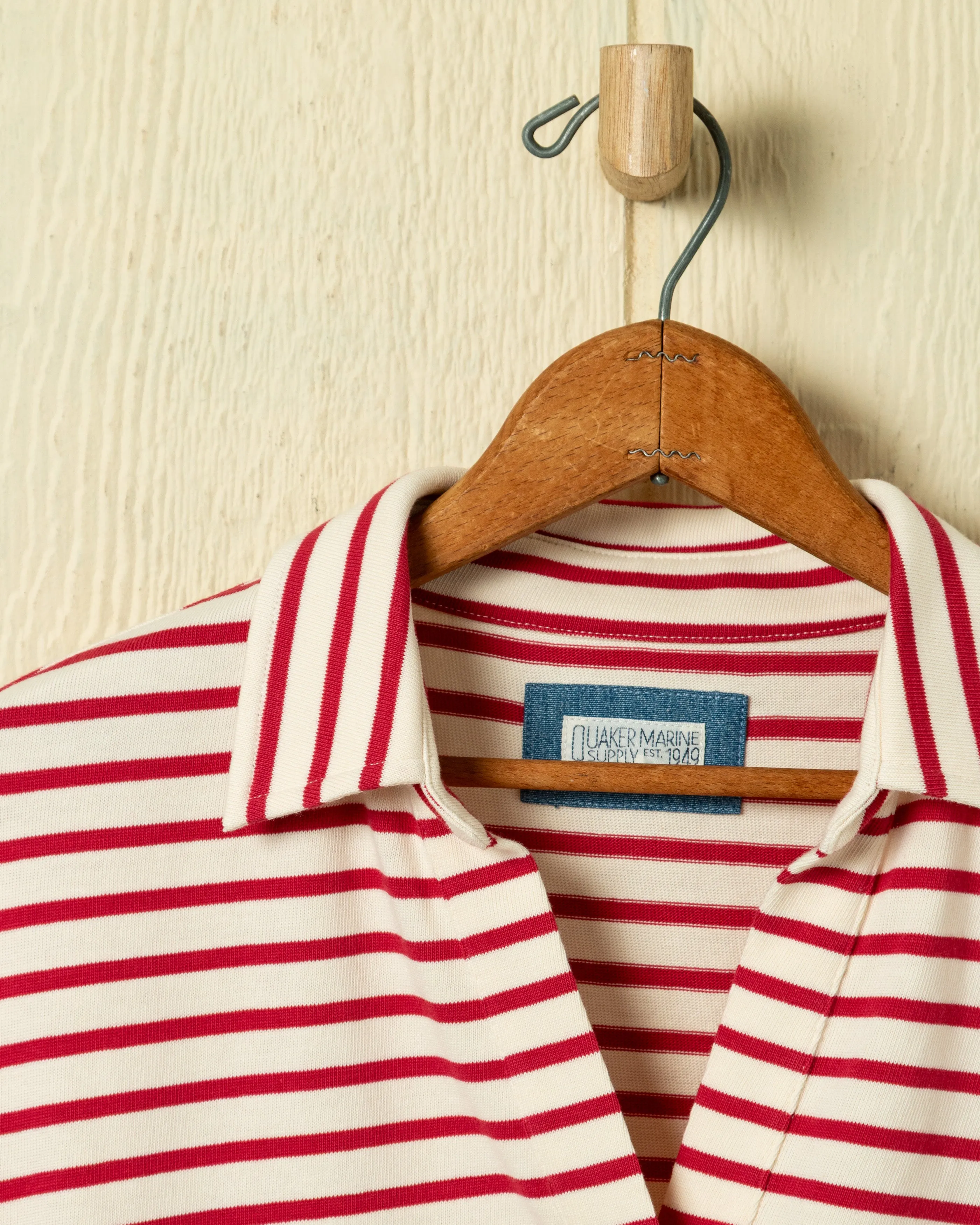 Short Sleeve Inlet in Off White/Red sold by Quaker Marine Supply product image thumbnail 2