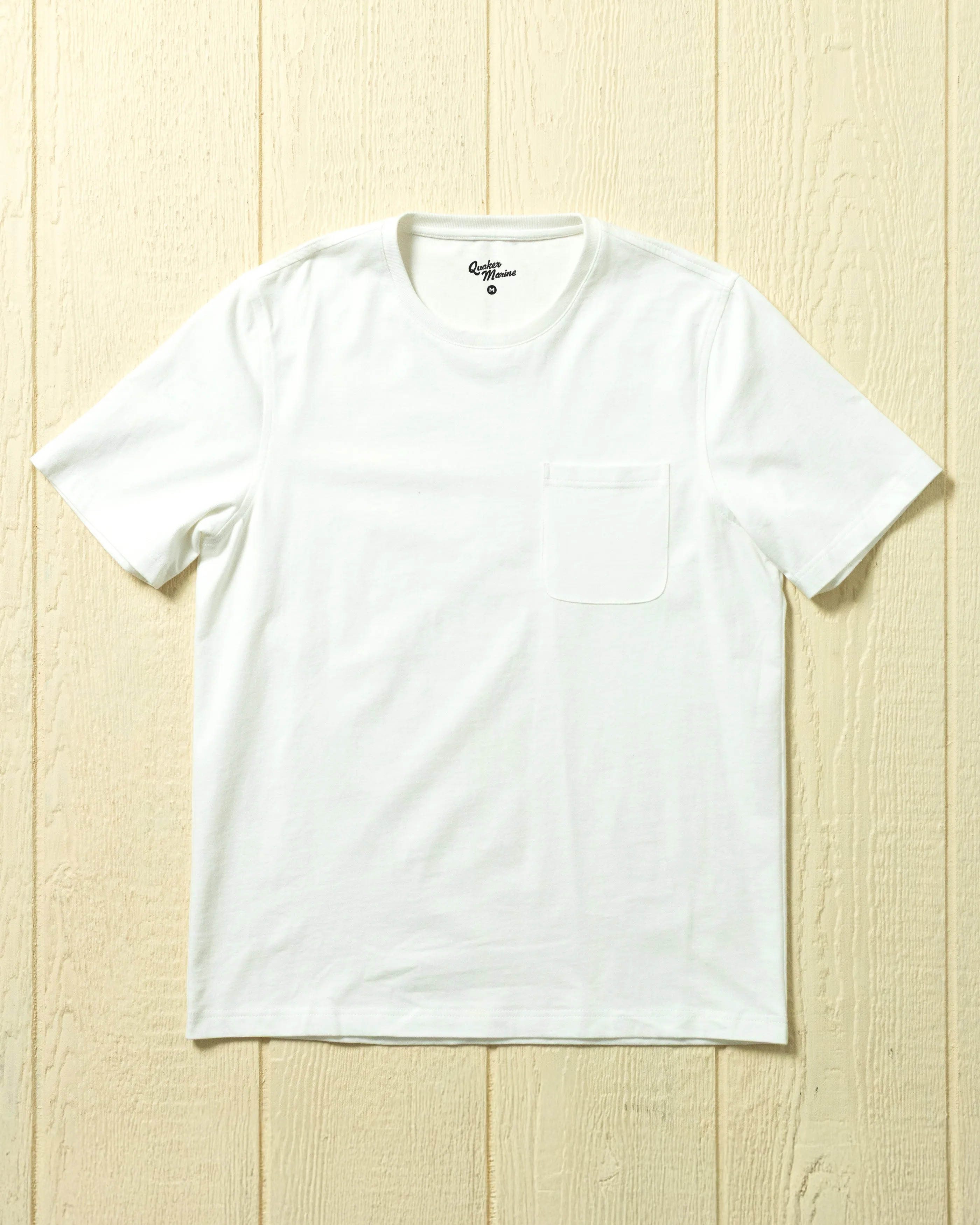 McKay Tee in White sold by Quaker Marine Supply