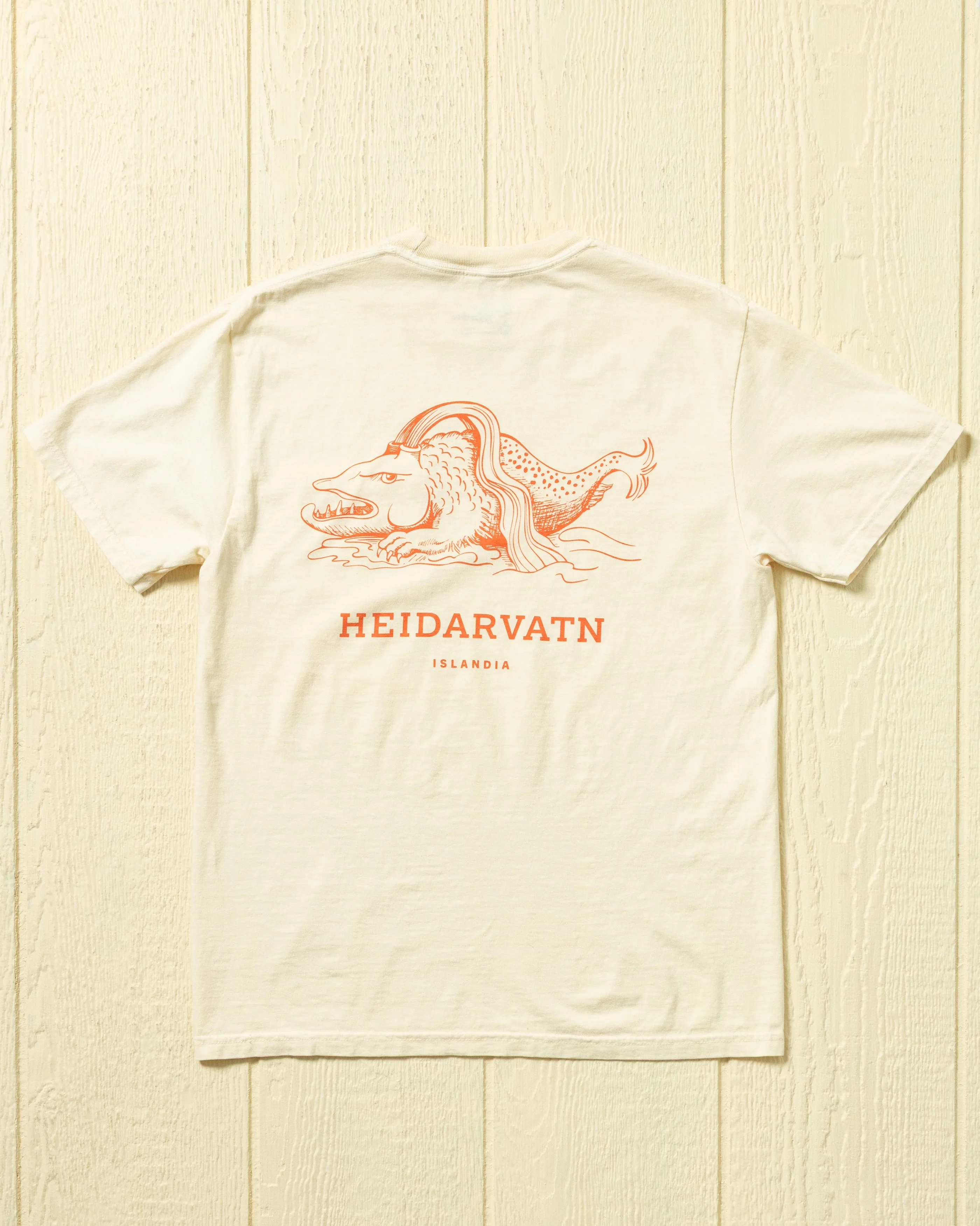 Heidarvatn x QMS Tee in Natural sold by Quaker Marine Supply product image thumbnail 2