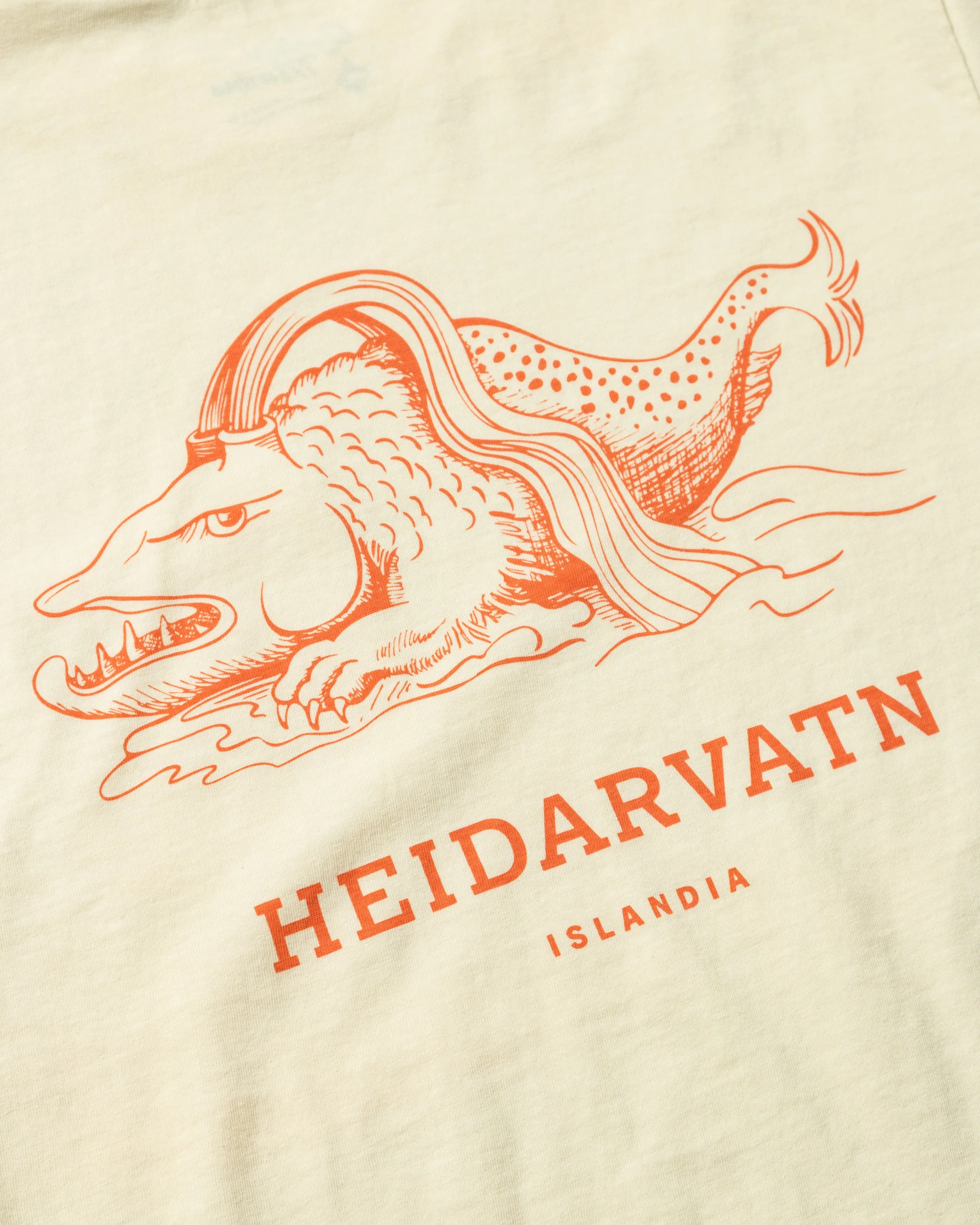 Heidarvatn x QMS Tee in Natural sold by Quaker Marine Supply product image thumbnail 4