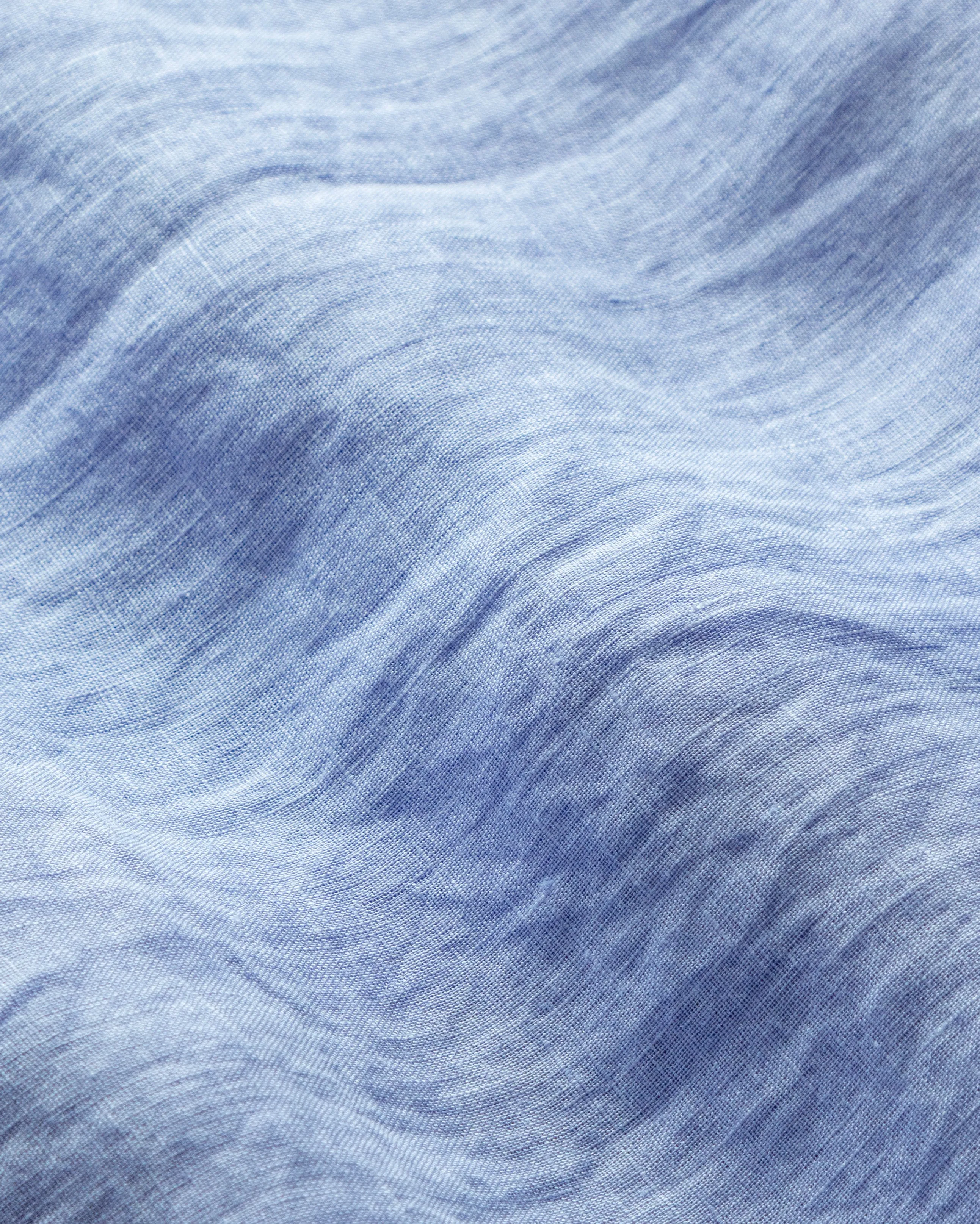 Women's Garment Dyed Linen Shirt in Lagoon sold by Quaker Marine Supply product image thumbnail 2