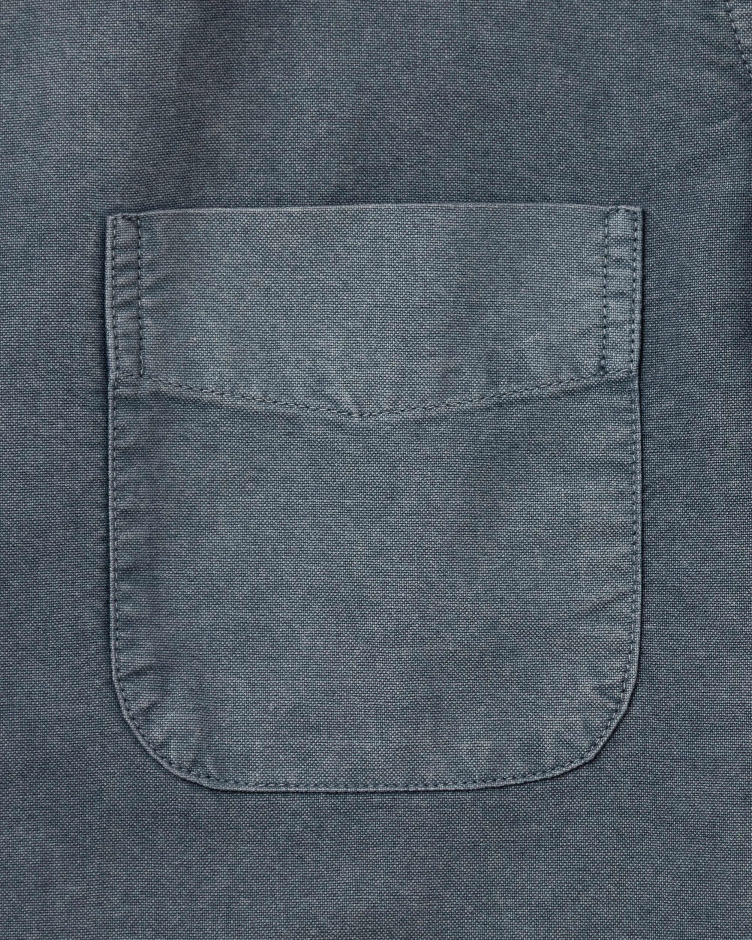 Women's Garment Dyed Oxford Shirt in Ink sold by Quaker Marine Supply product image thumbnail 2