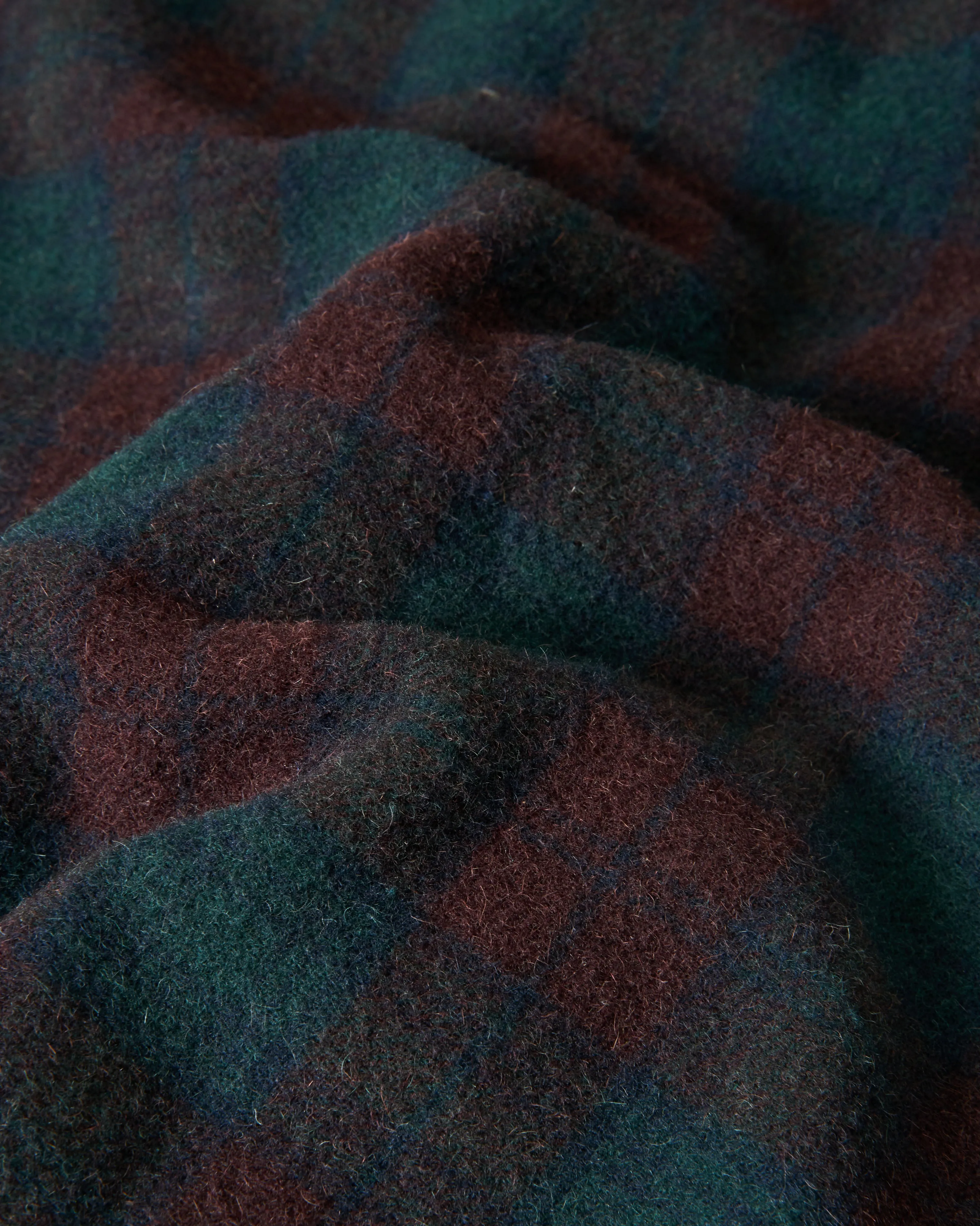 Wool French Workman’s Jacket in Muted Tartan sold by Quaker Marine Supply product image thumbnail 3