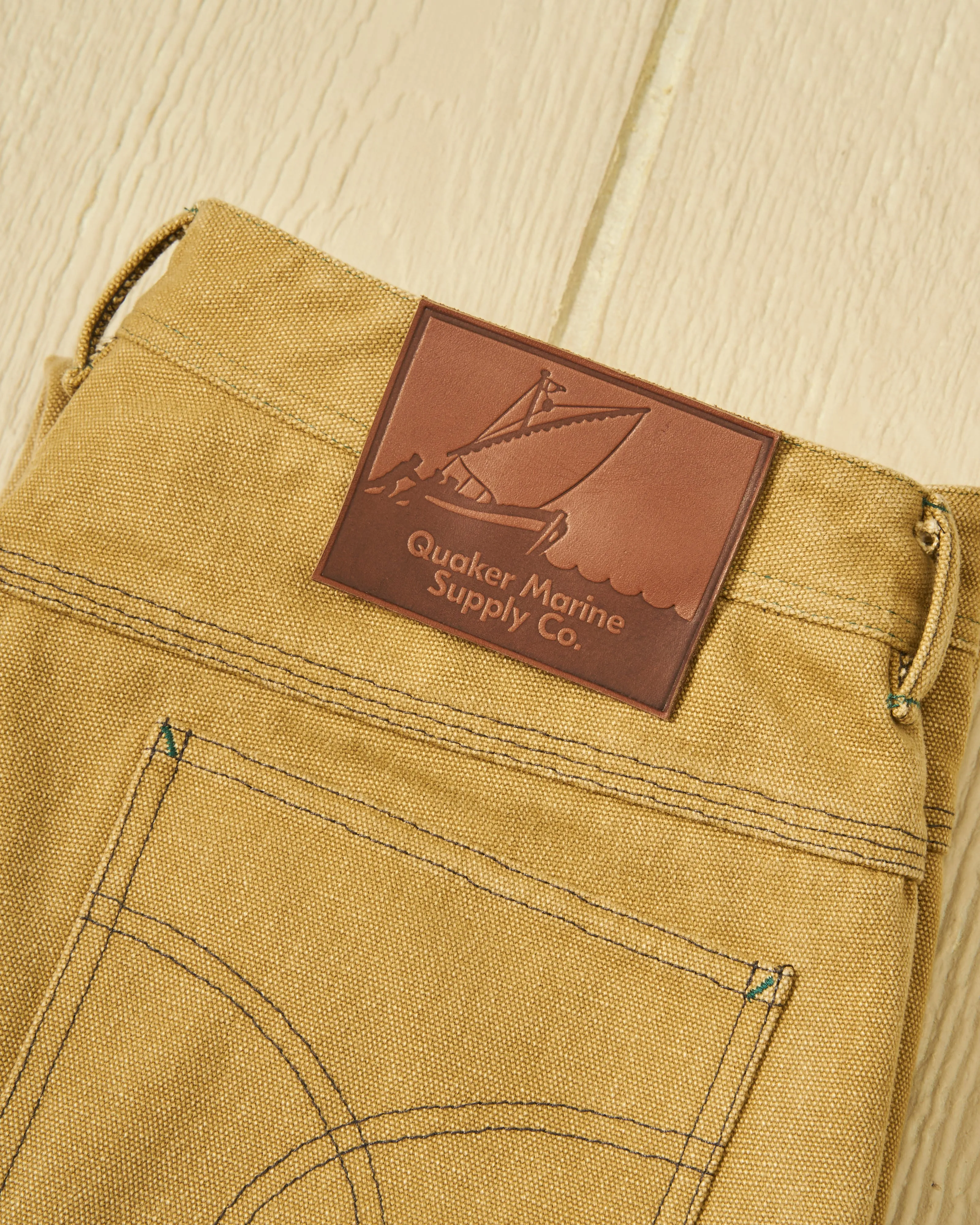 Double Knee Pant in British Khaki sold by Quaker Marine Supply product image thumbnail 5
