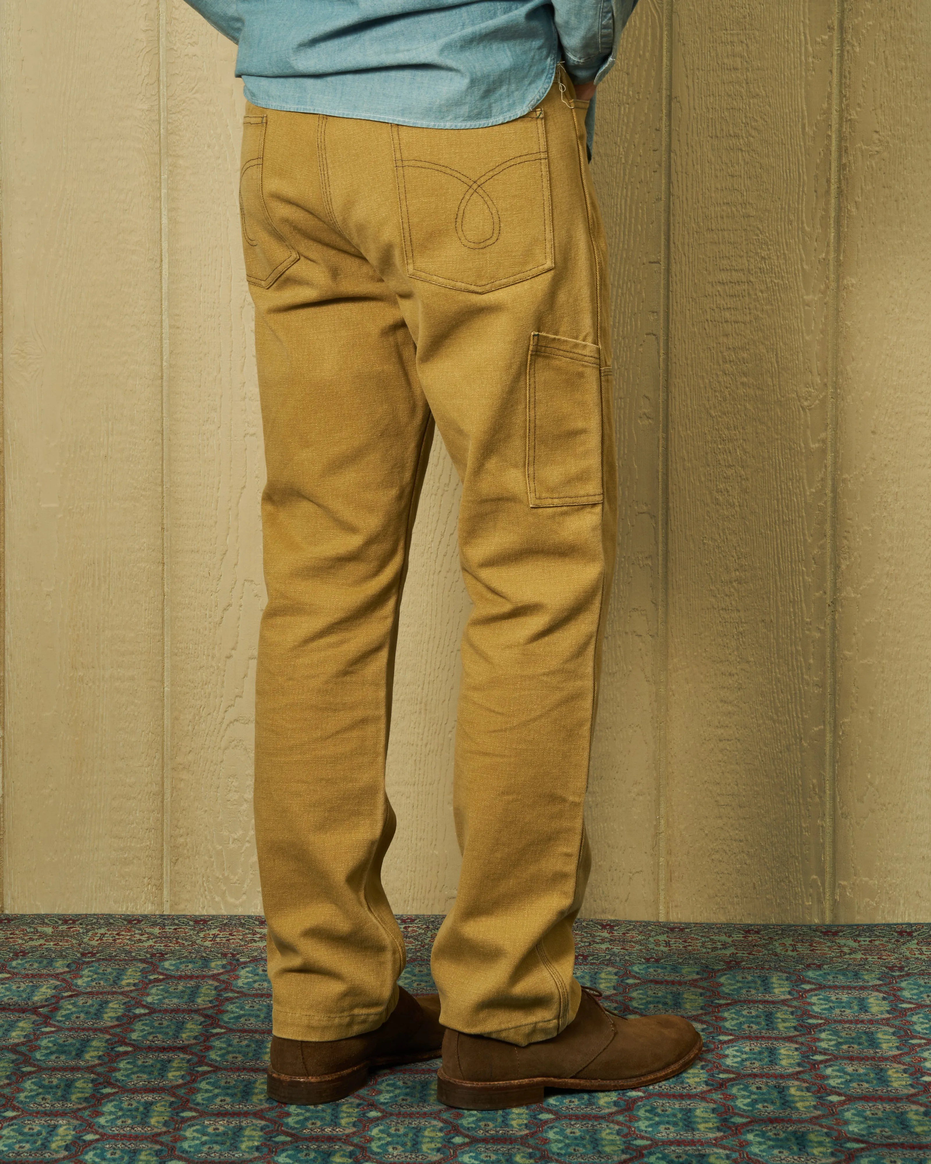 Double Knee Pant in British Khaki sold by Quaker Marine Supply product image thumbnail 4