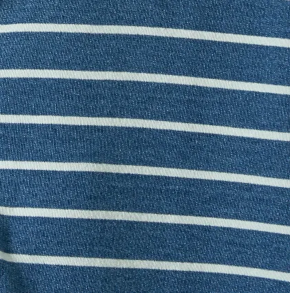 Indigo Henley in Striped Jersey sold by Quaker Marine Supply product image thumbnail 4