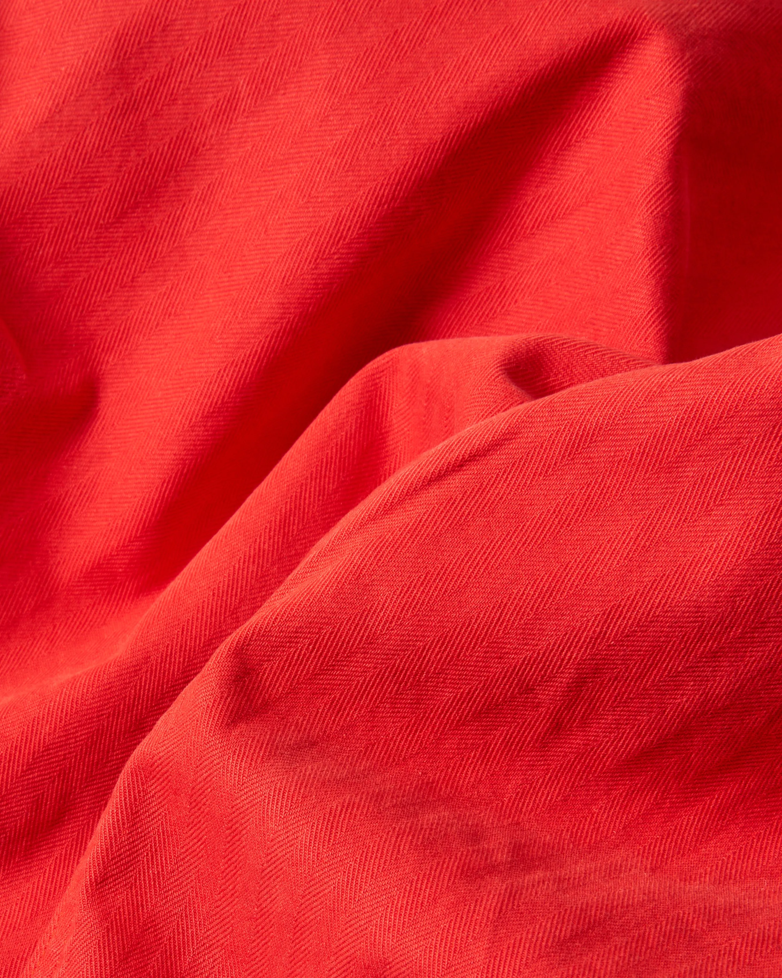 French Workman’s Jacket in Nautical Red Herringbone sold by Quaker Marine Supply product image thumbnail 4