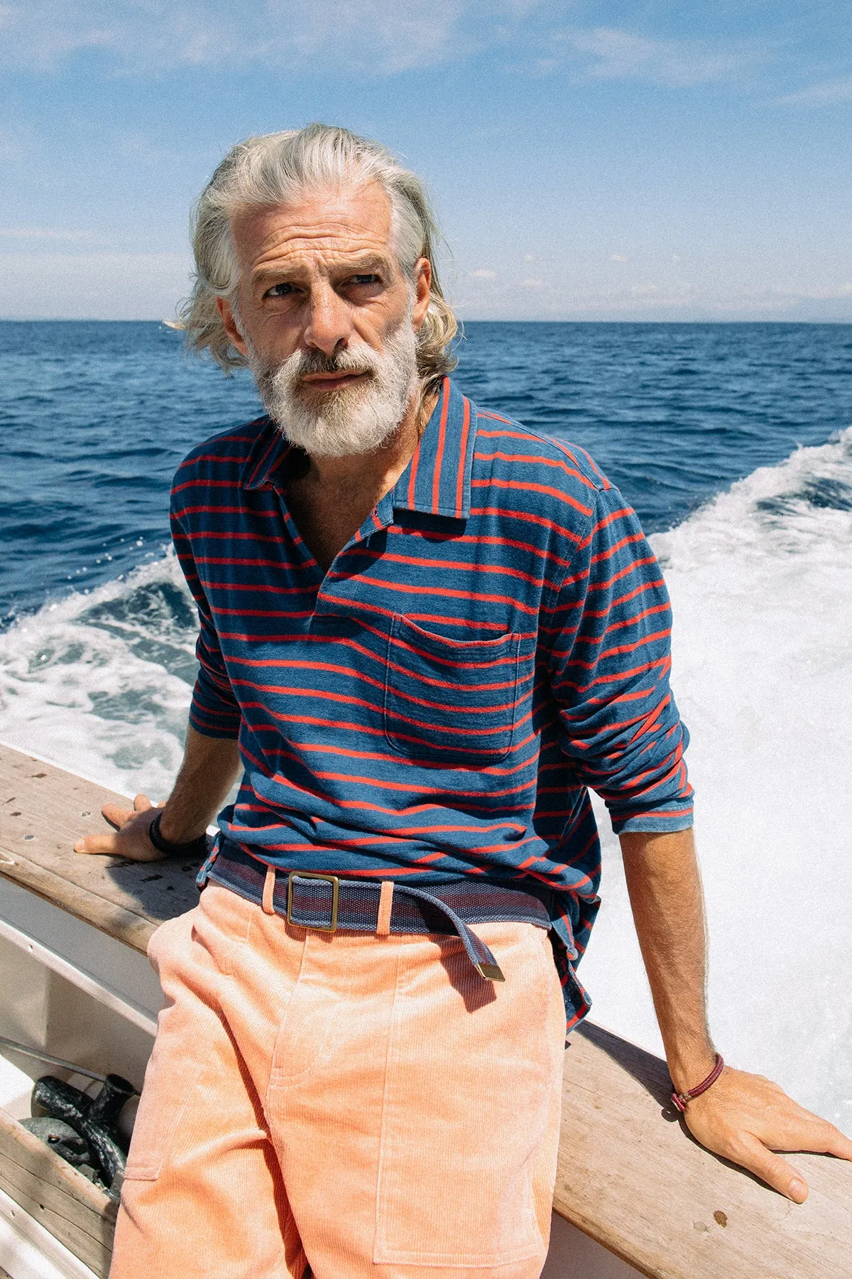 Ventura Short in Salmon Corduroy sold by Quaker Marine Supply product image thumbnail 4