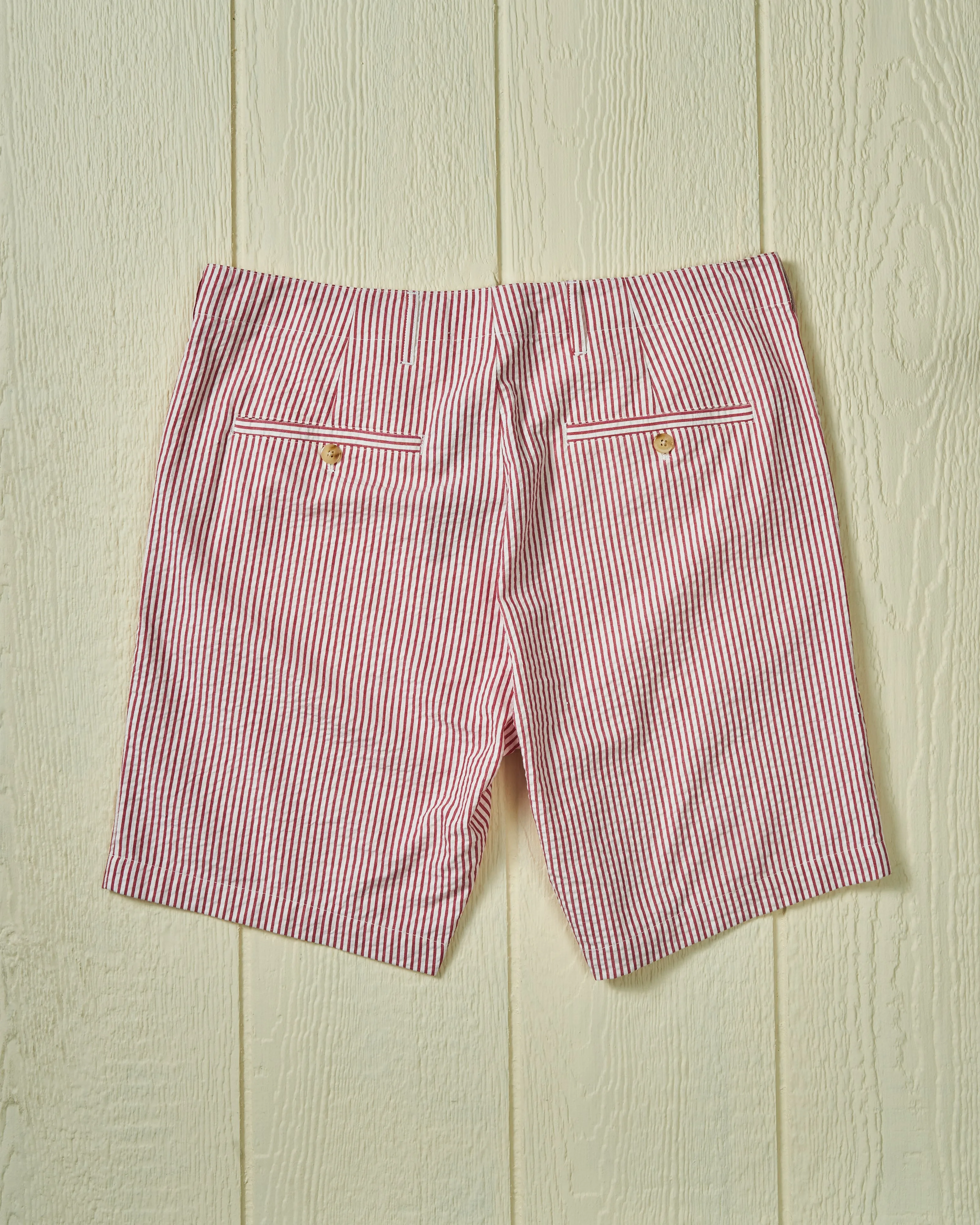 Camden Short in Red Seersucker sold by Quaker Marine Supply product image thumbnail 3