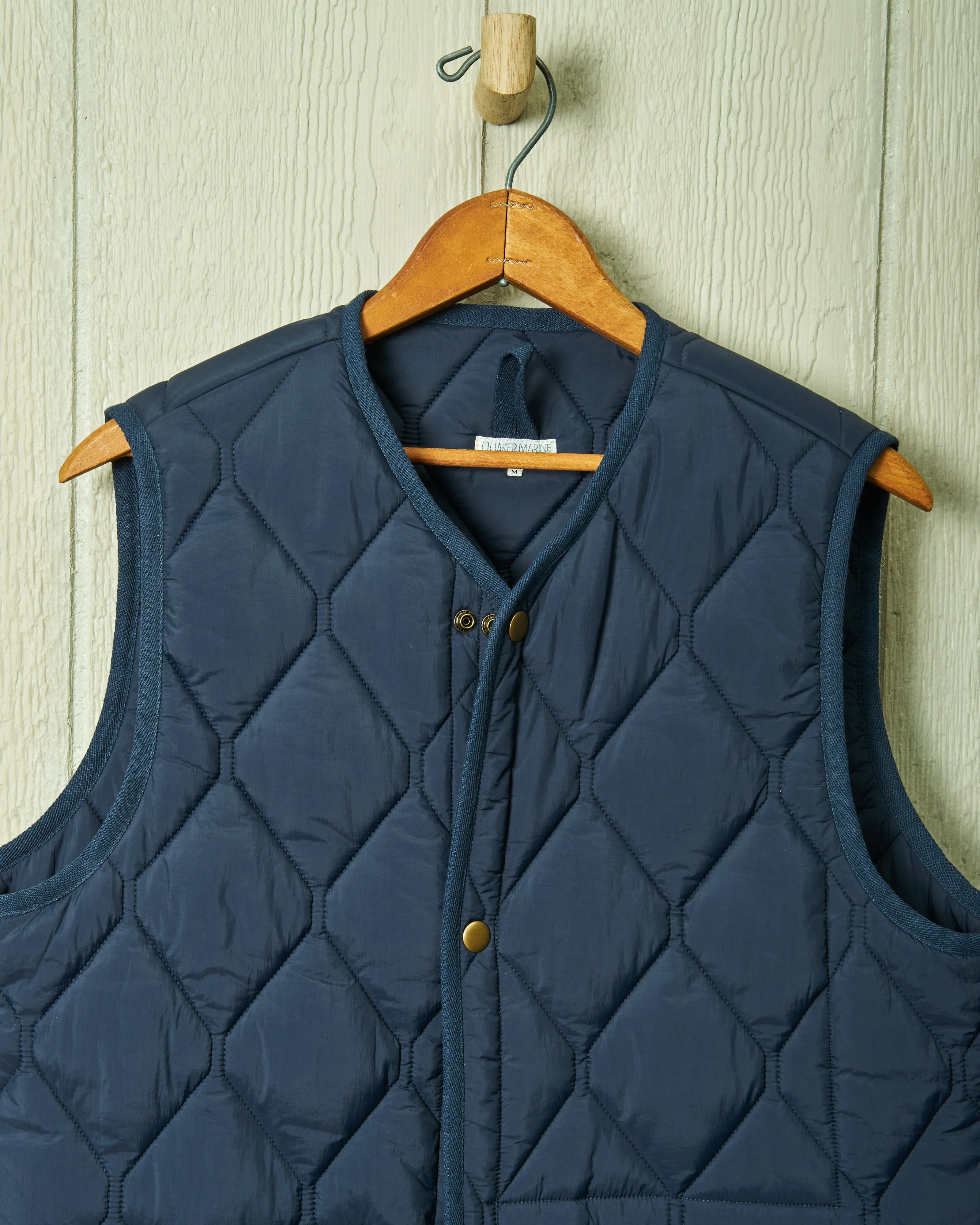 Quilted Vest in Navy sold by Quaker Marine Supply product image thumbnail 3