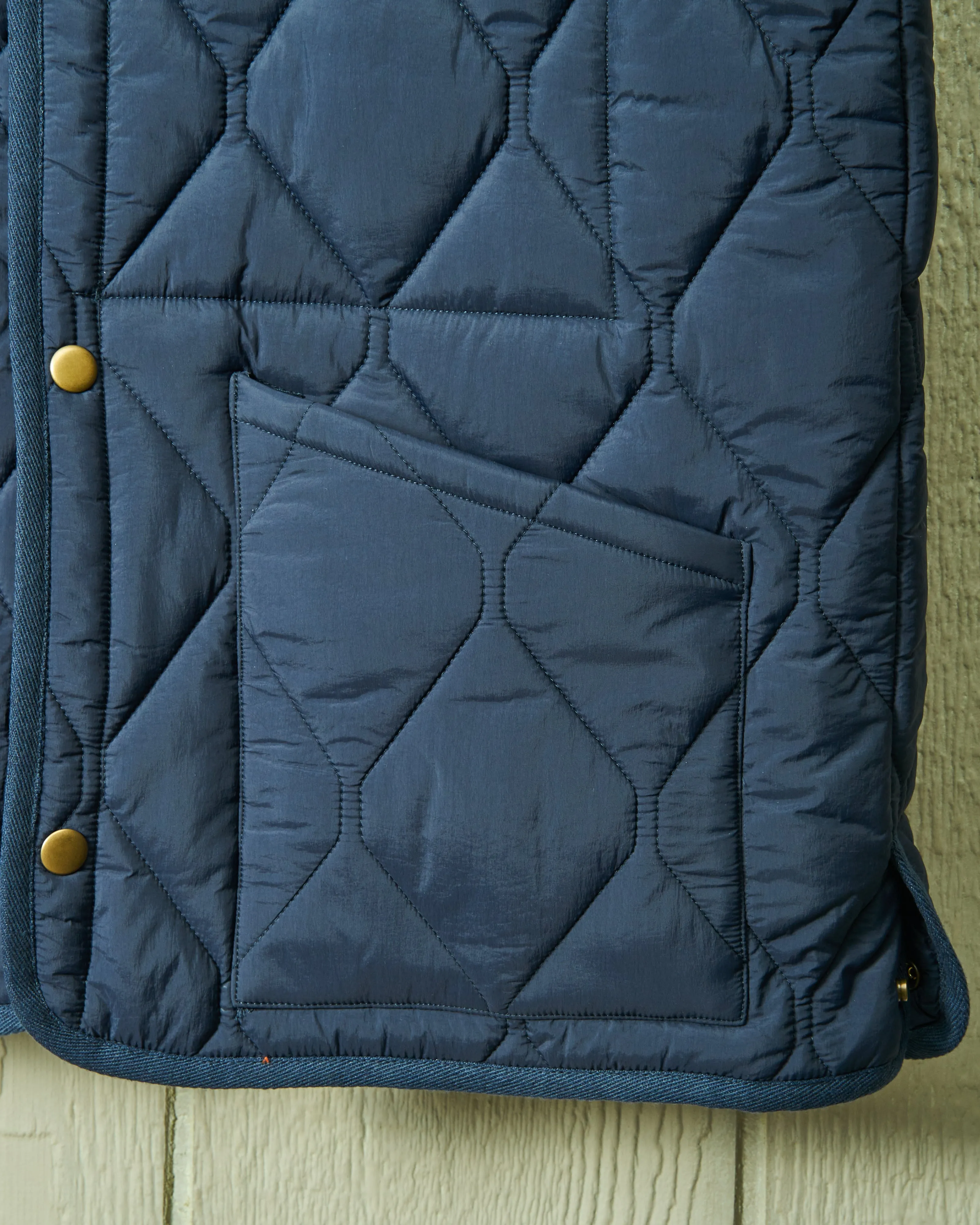 Quilted Vest in Navy sold by Quaker Marine Supply product image thumbnail 5