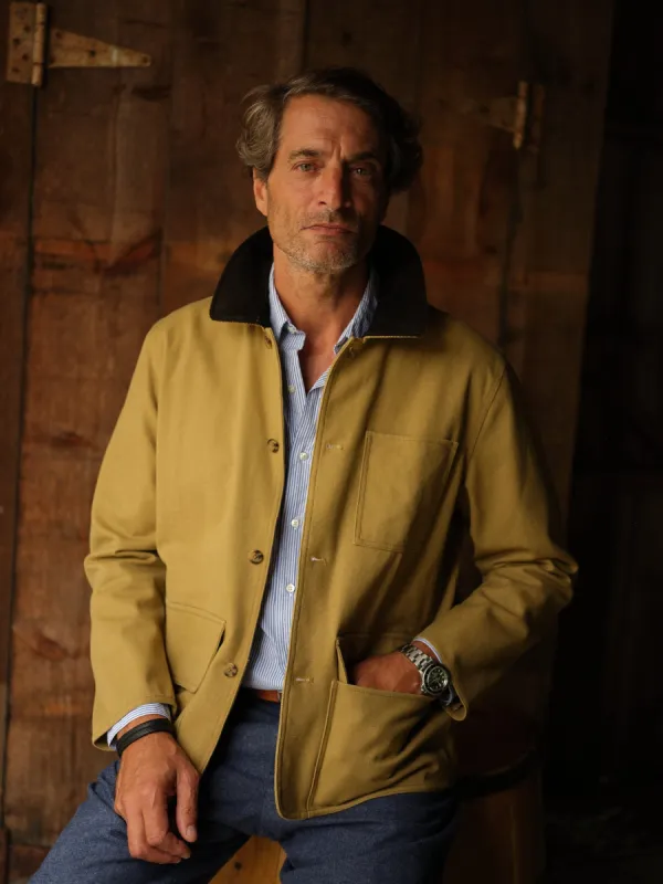 Rangerly Jacket in British Khaki sold by Quaker Marine Supply