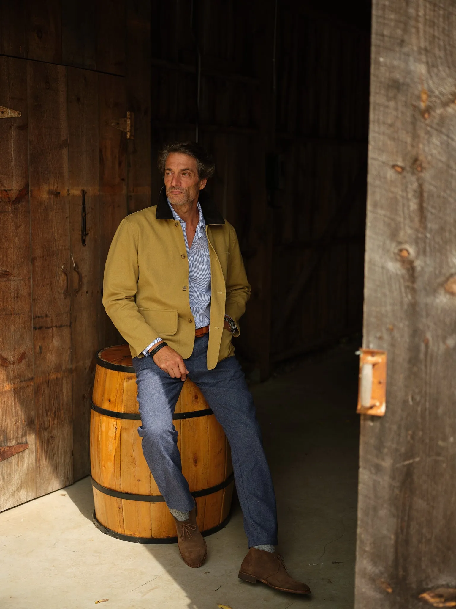 Rangerly Jacket in British Khaki sold by Quaker Marine Supply product image thumbnail 3